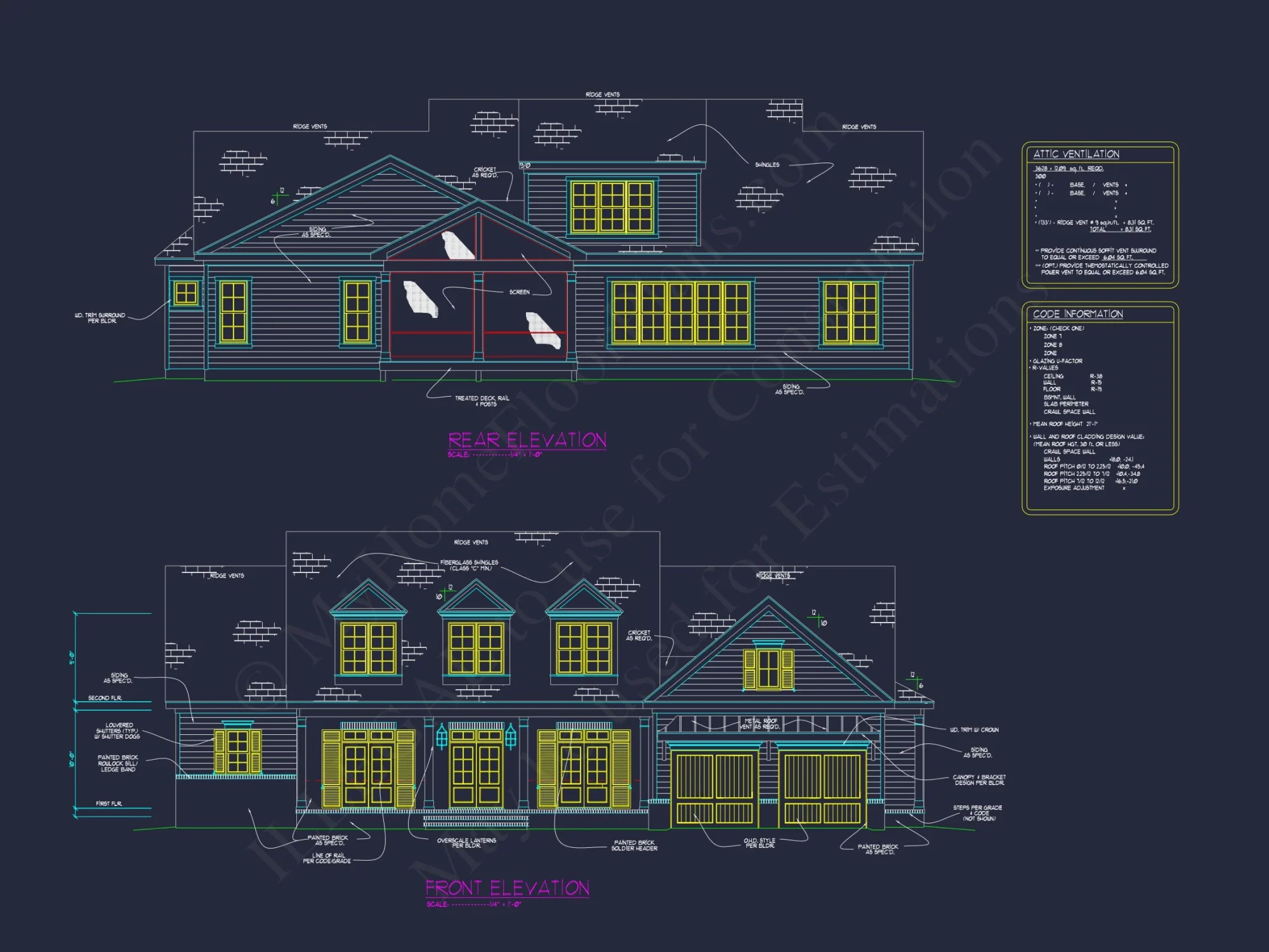 Stunning house Plan with 5 Beds and Spacious Floor Designs