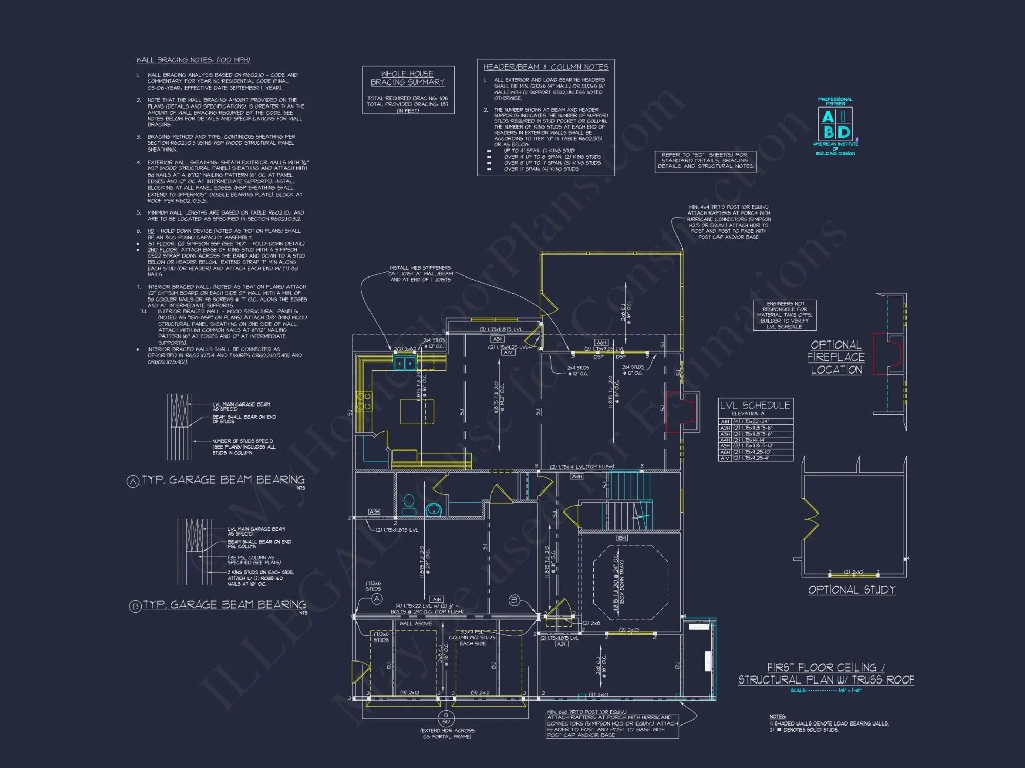 Charming house Plan with CAD Floor Plans & Architecture Designs