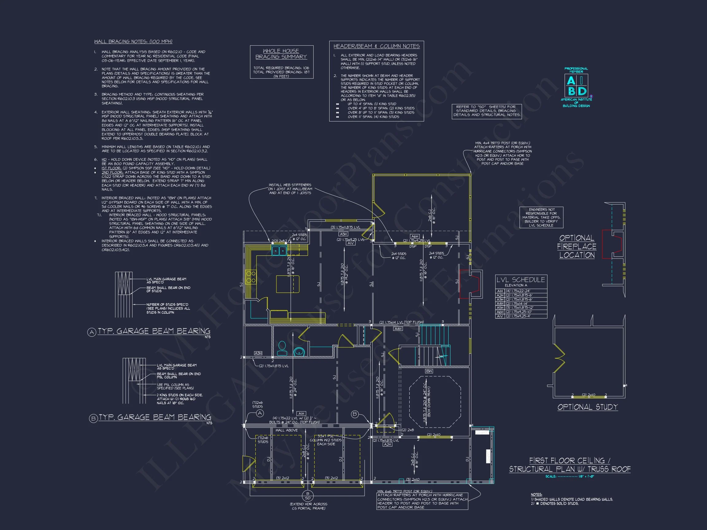 Charming house Plan with CAD Floor Plans & Architecture Designs