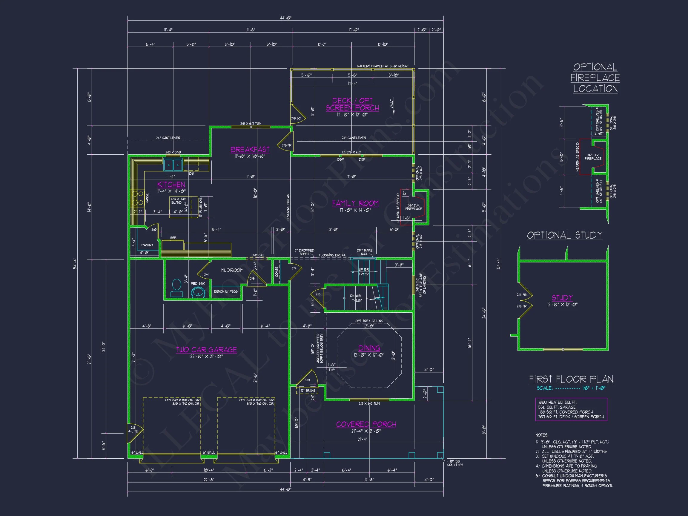 Charming house Plan with CAD Floor Plans & Architecture Designs