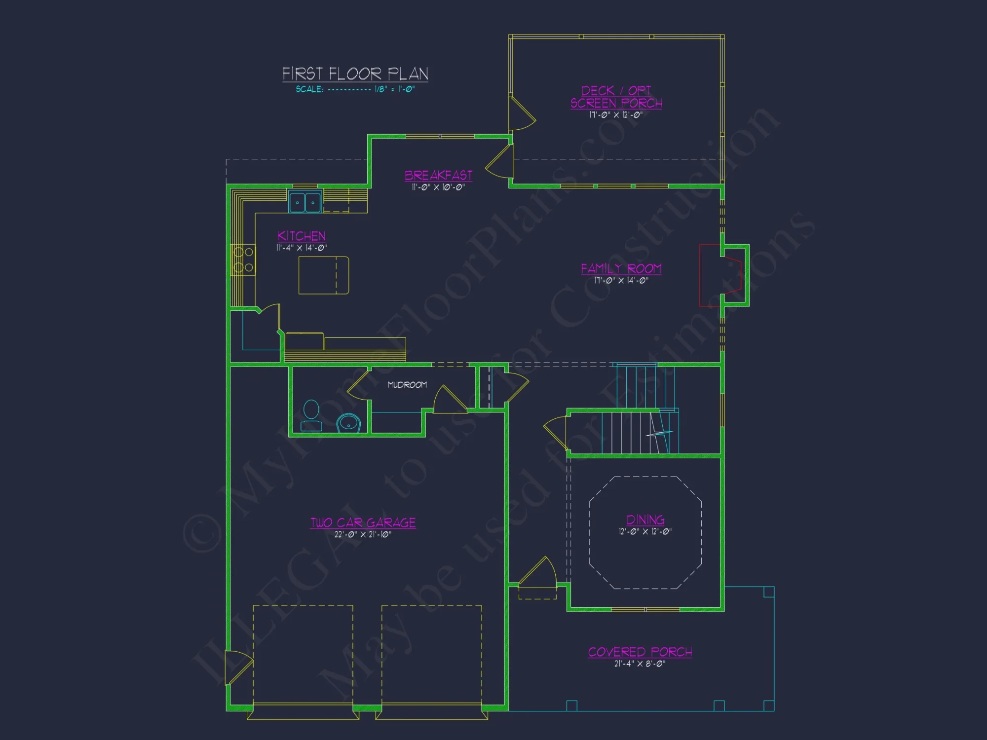 Charming house Plan with CAD Floor Plans & Architecture Designs