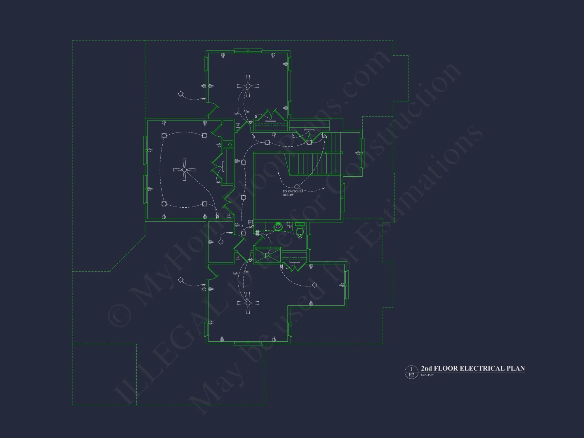 Modern Suburban house Plan with Detailed Blueprint Designs