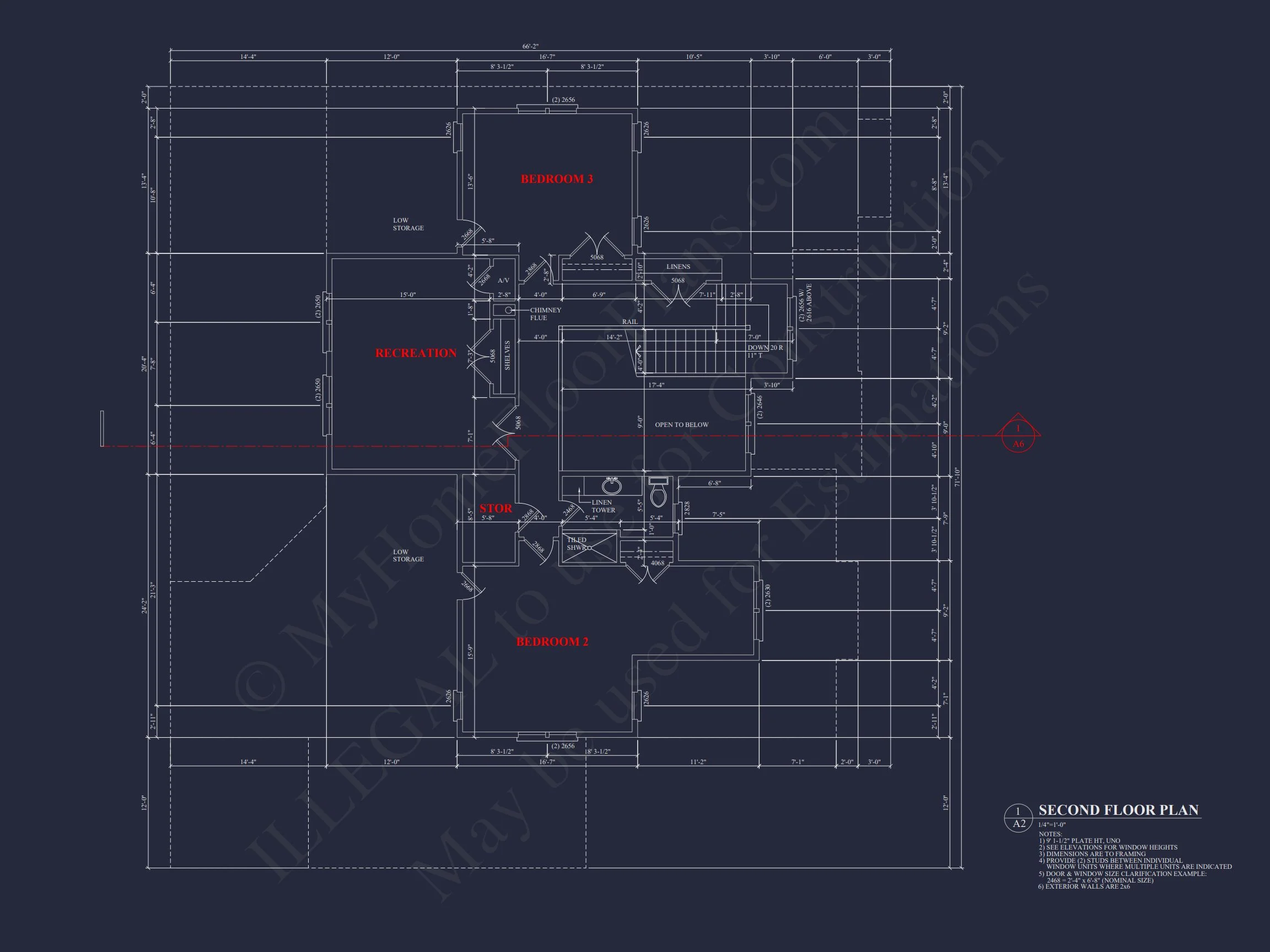 Modern Suburban house Plan with Detailed Blueprint Designs