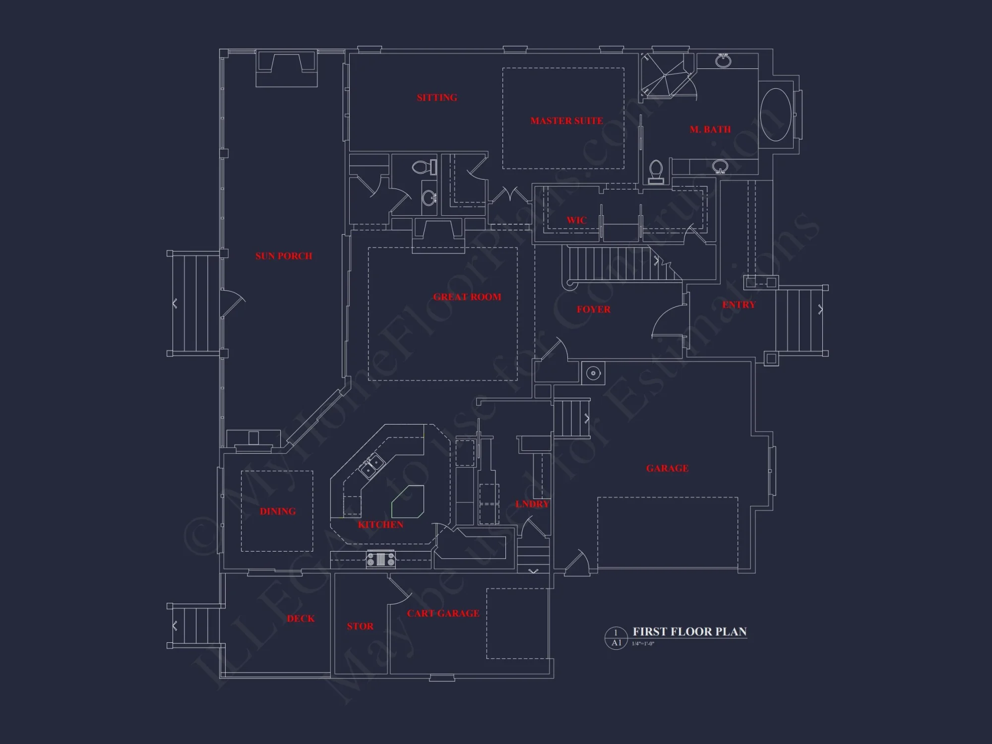 Modern Suburban house Plan with Detailed Blueprint Designs