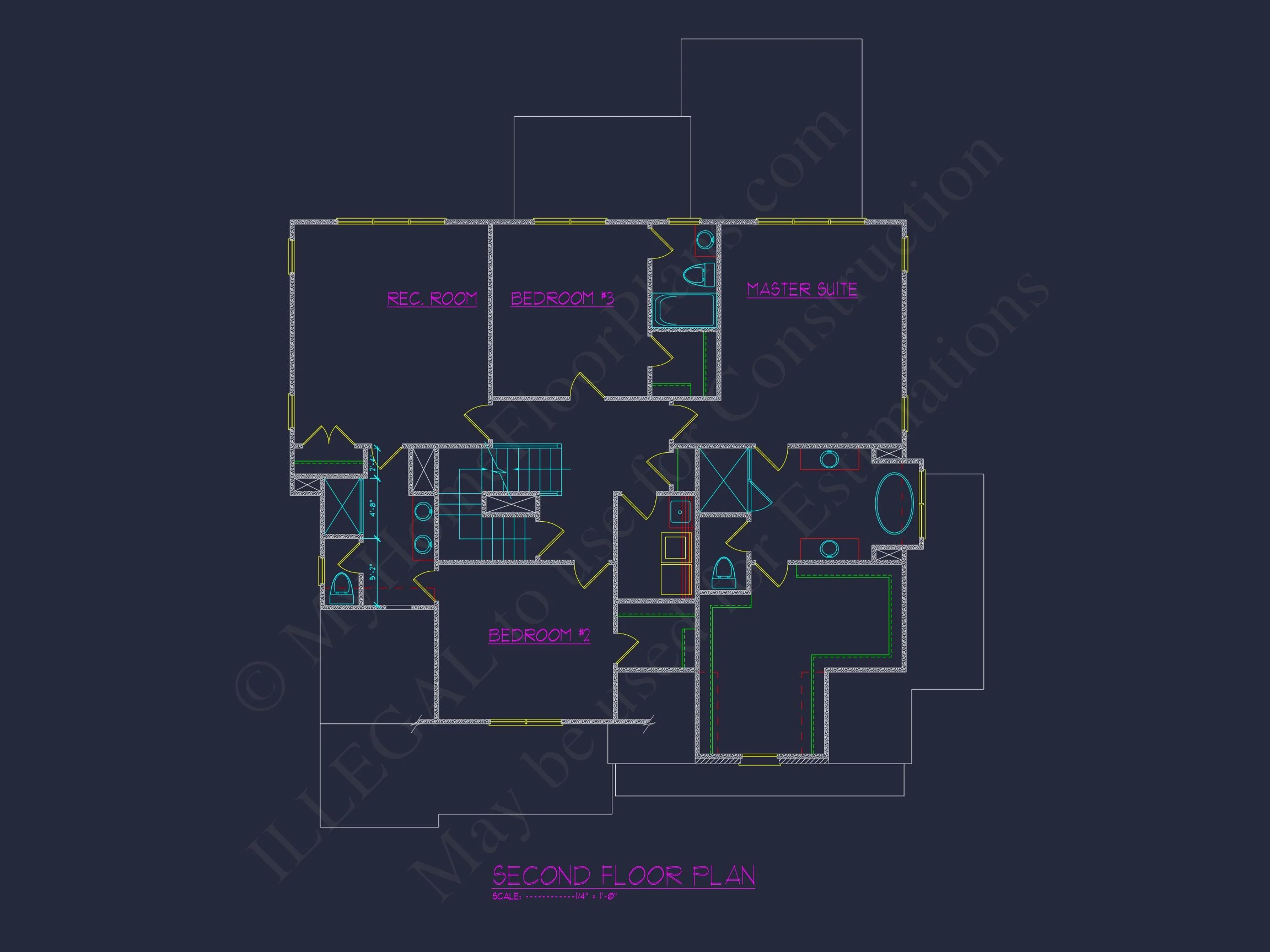 18-1689 HOUSE PLAN - Modern Craftsman House Floor Plan with CAD Designs & Blueprints 5 Modern Craftsman house Floor Plan with CAD Designs & Blueprints