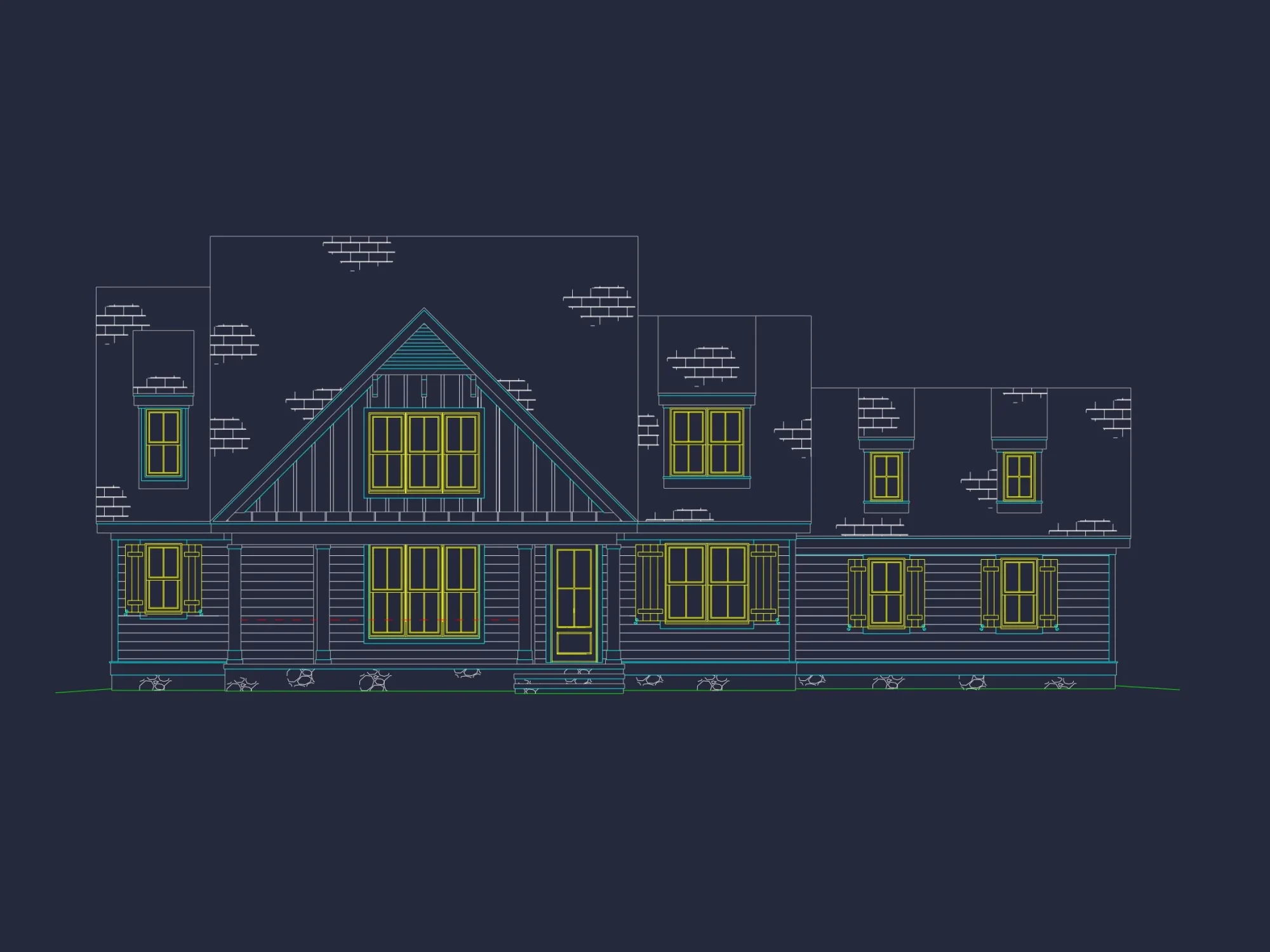 Charming house Plan with Spacious Floor Plan & CAD Designs