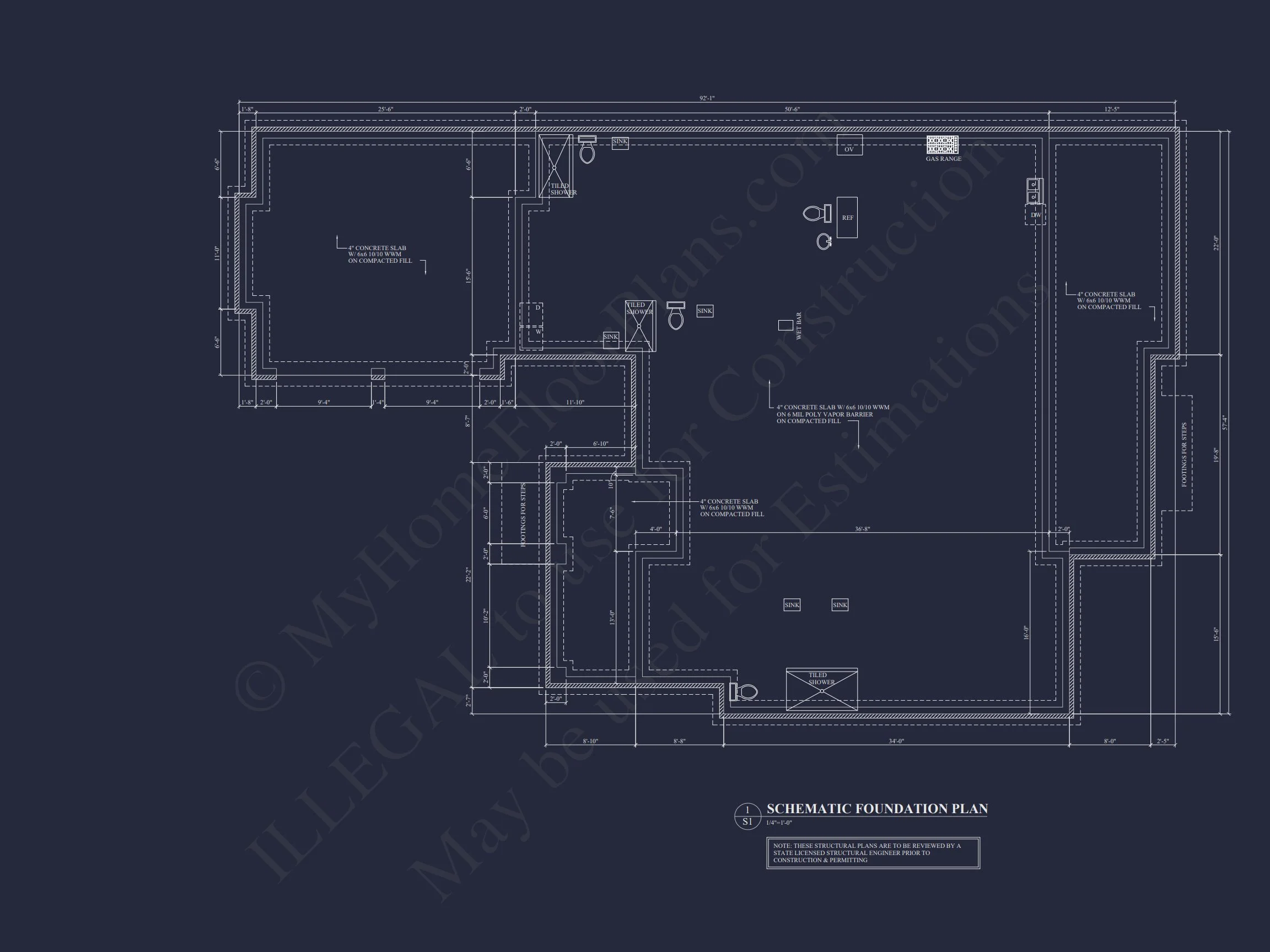 Modern Craftsman house Plan with 1.5 Floors, CAD Designs, and Blueprint