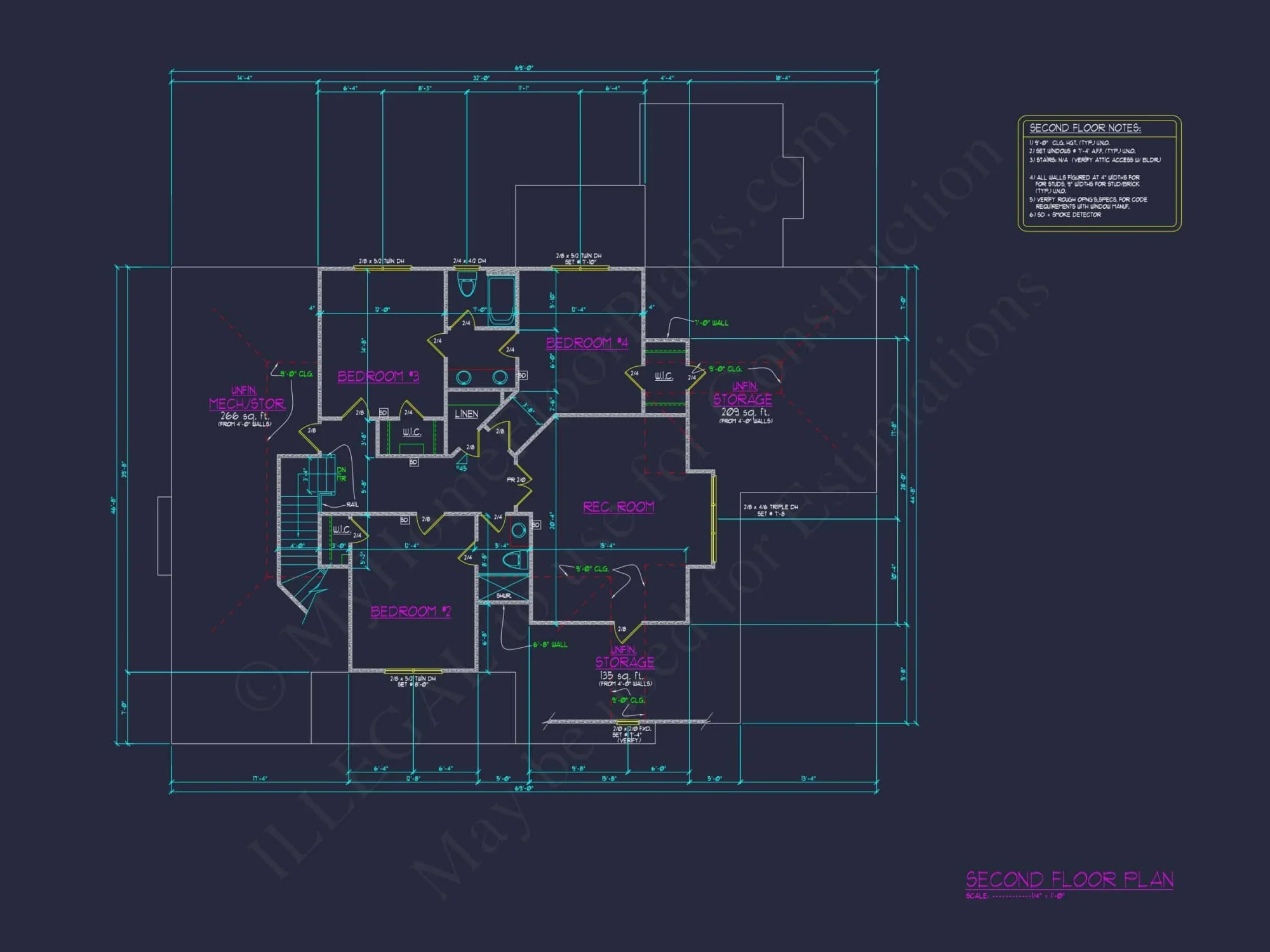 Craftsman house Plan with Open Floor Plan and 2-Story Design