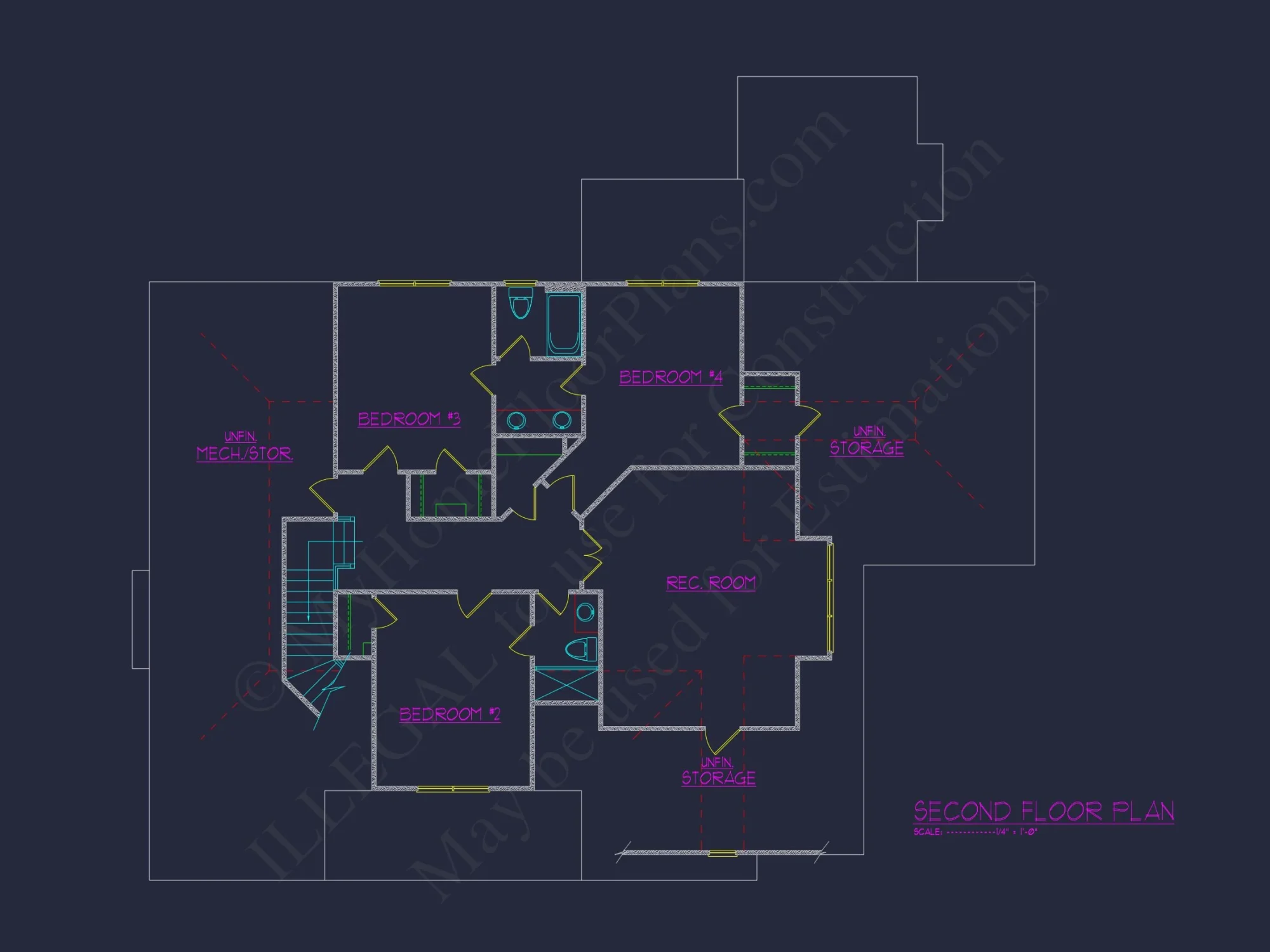 Craftsman house Plan with Open Floor Plan and 2-Story Design