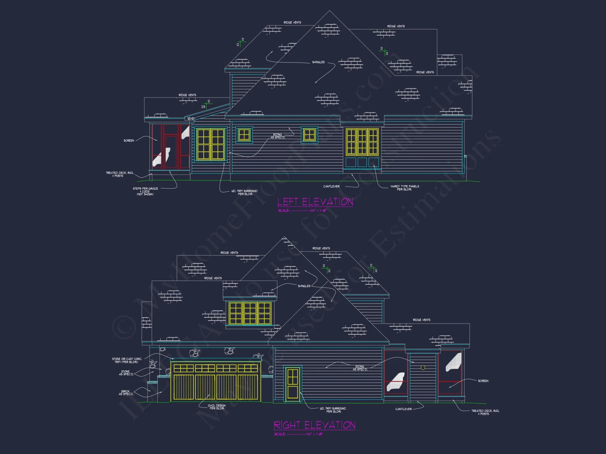 Craftsman house Plan with Open Floor Plan and 2-Story Design