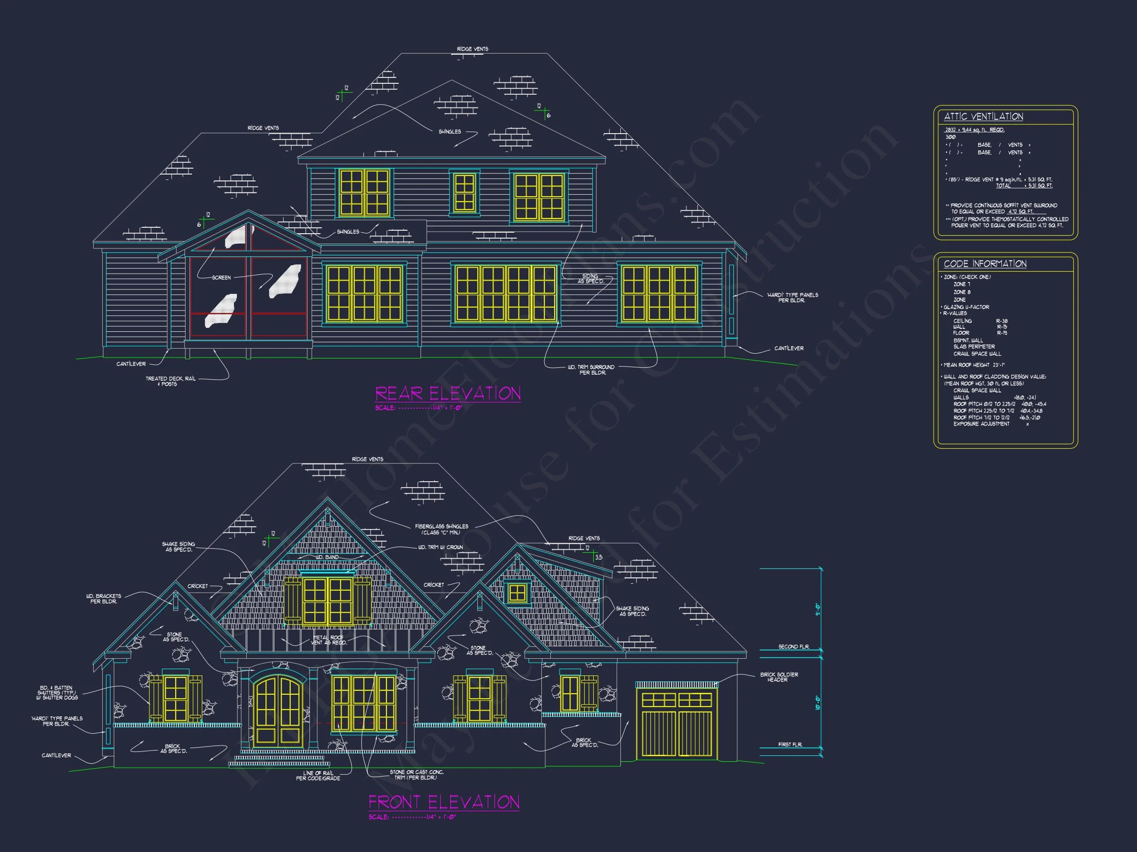 18-1644 HOUSE PLAN - Craftsman House Plan with Open Floor Plan and 2-Story Design 2 Craftsman house Plan with Open Floor Plan and 2-Story Design