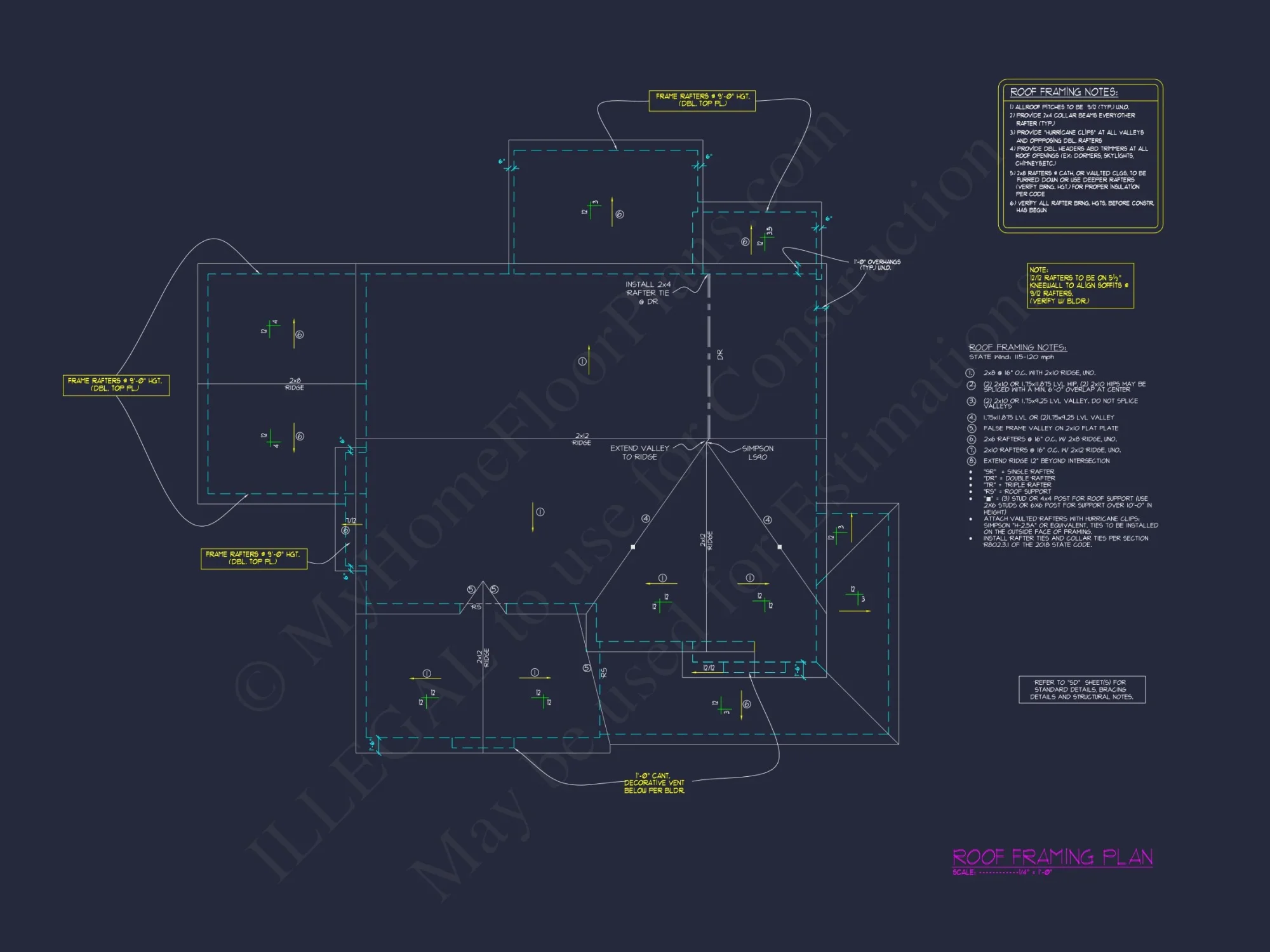 Modern house Plan with CAD Floor Plan, Architecture Designs