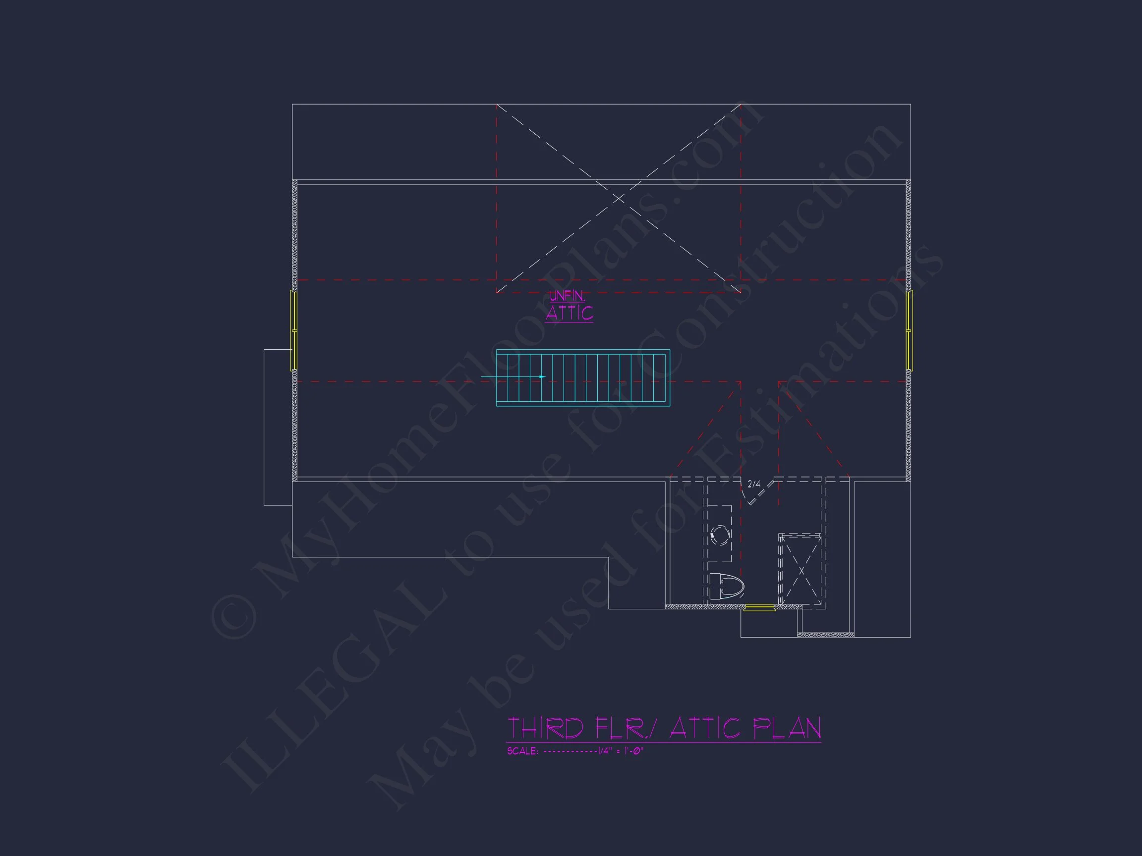 Modern house Plan with CAD Floor Plan, Architecture Designs