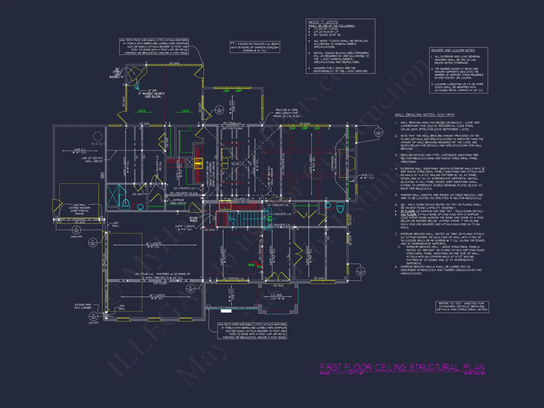 Modern house Plan with Spacious Floor Design and CAD Blueprint