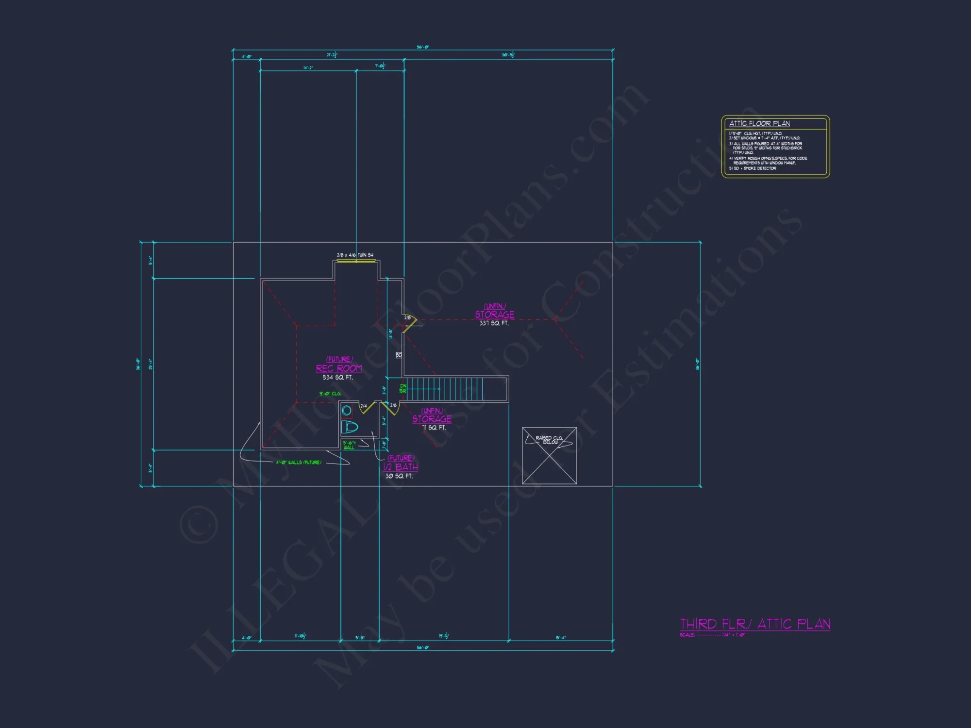 Modern house Plan with Spacious Floor Design and CAD Blueprint
