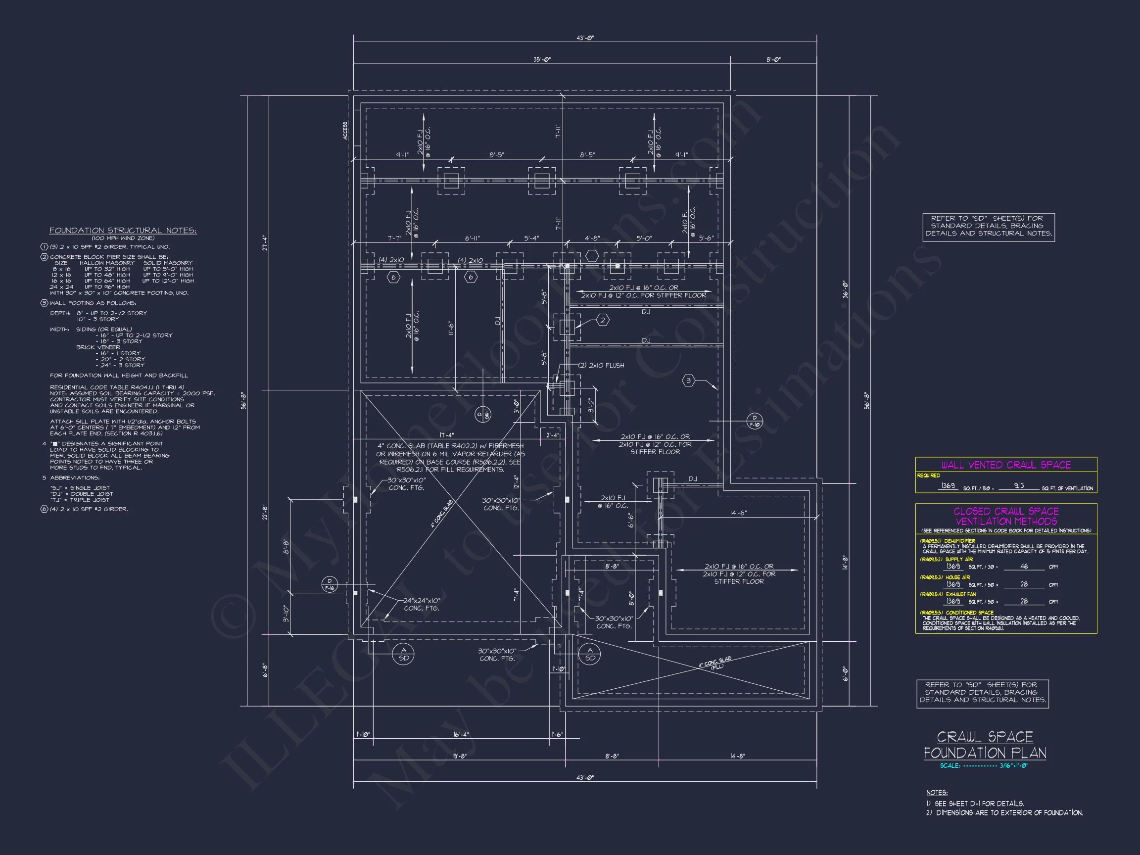 Modern Suburban house Floor Plan with CAD Design Features