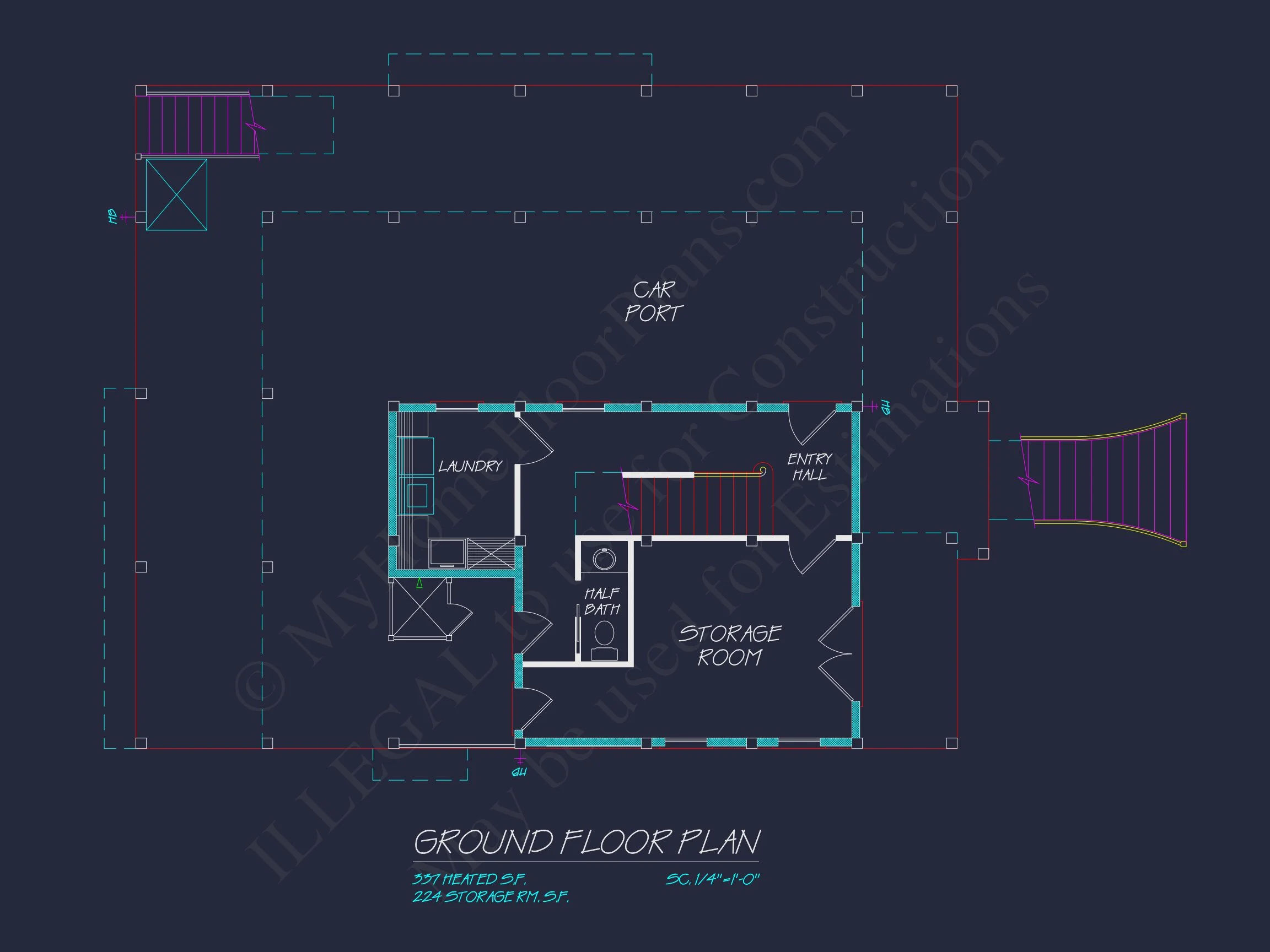 Modern Craftsman house Plan with Flexible Floor Designs