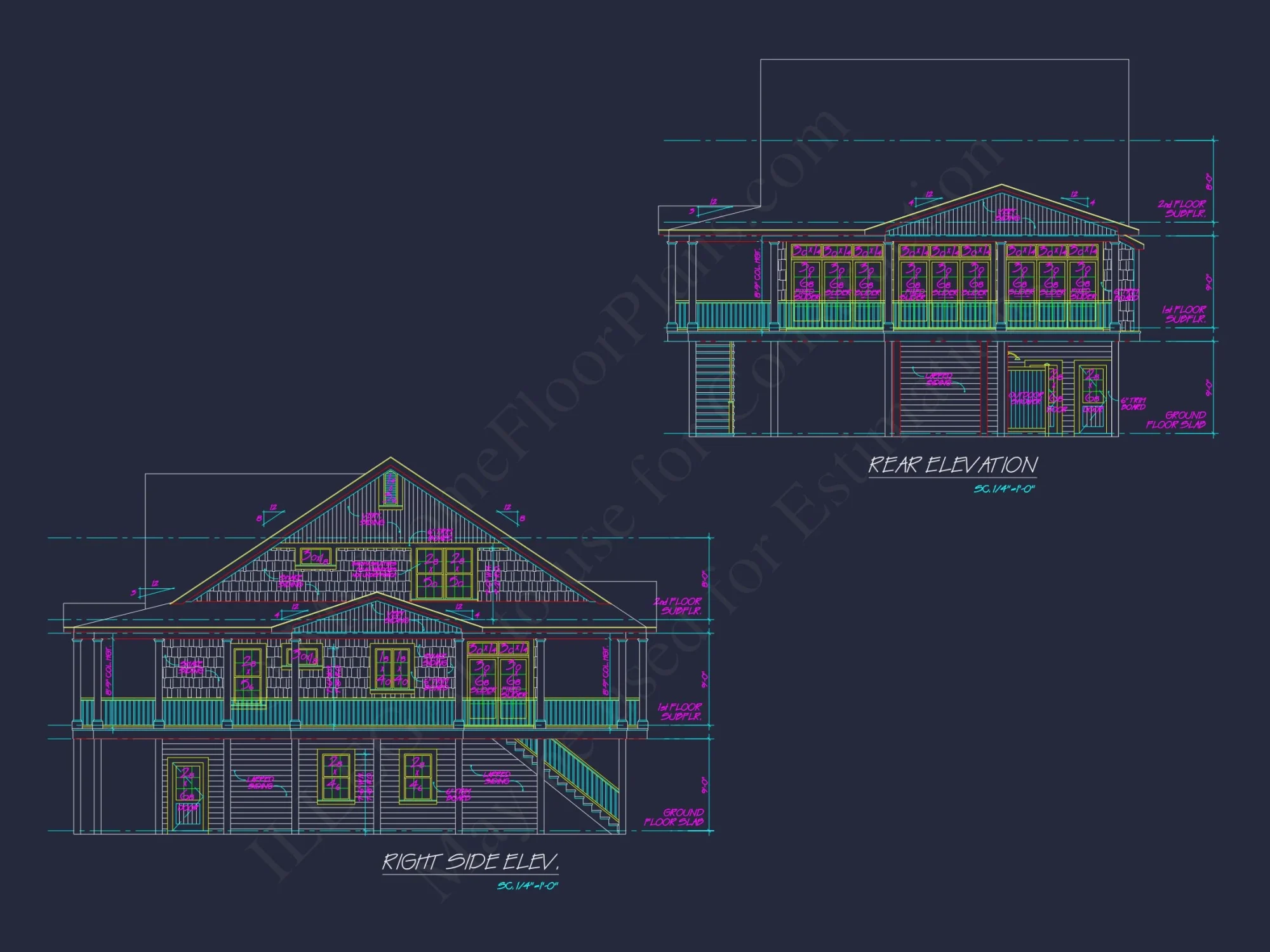 Modern Craftsman house Plan with Flexible Floor Designs
