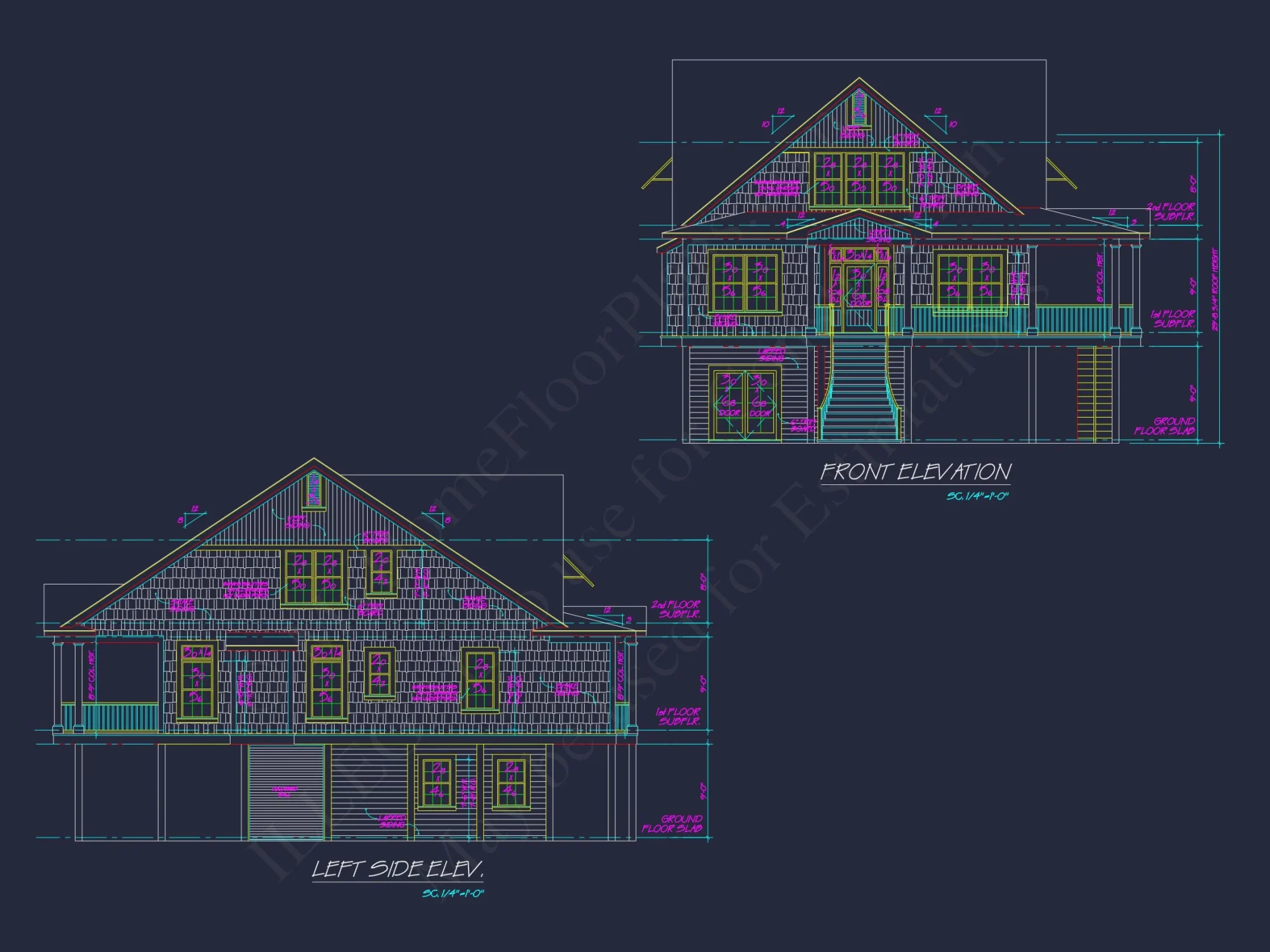 Modern Craftsman house Plan with Flexible Floor Designs