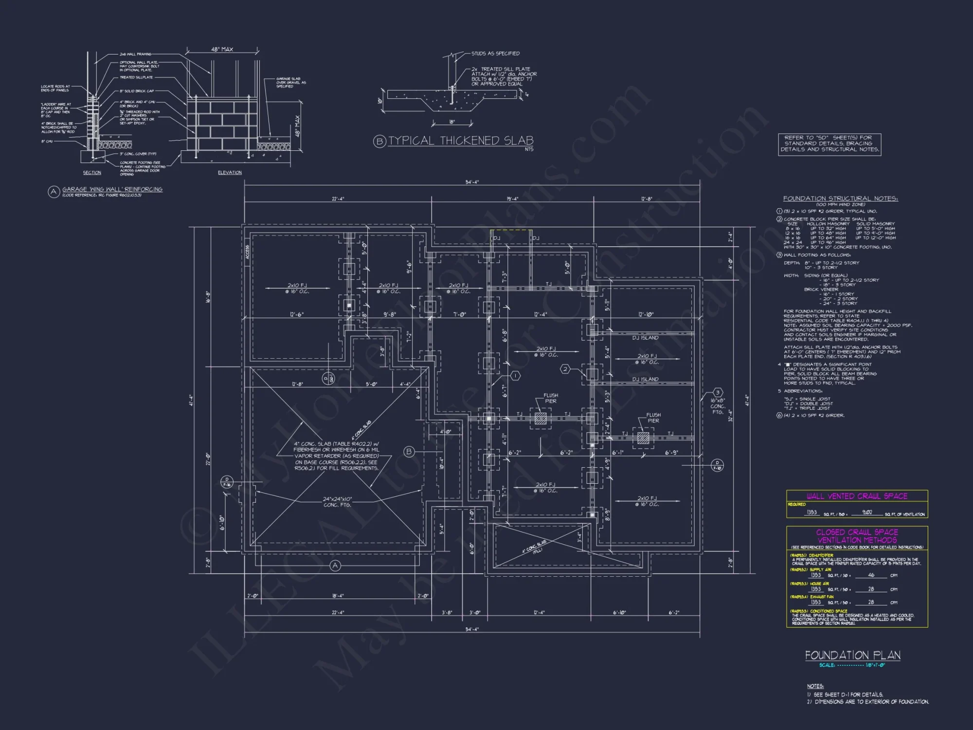 Modern Craftsman house Plan with Detailed Floor Blueprint