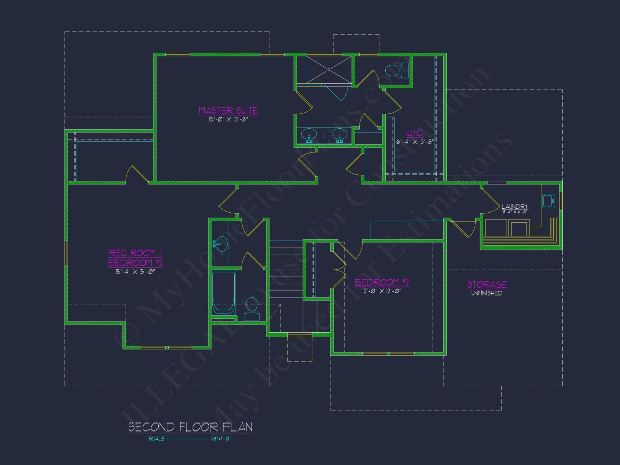 Modern Craftsman house Plan with Detailed Floor Blueprint