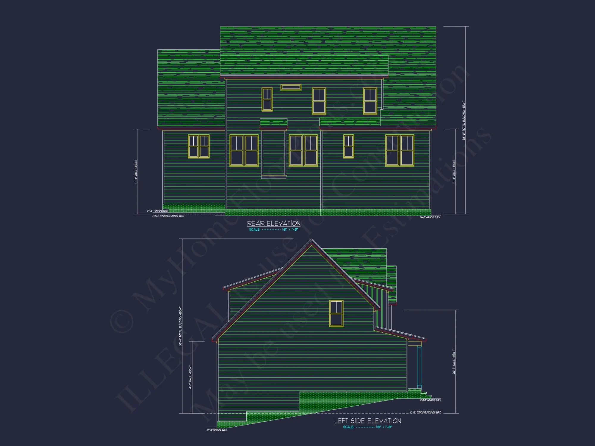 Modern Craftsman house Plan with Detailed Floor Blueprint