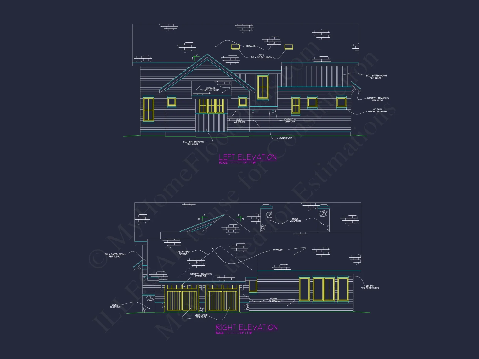 4-Bedroom Modern Craftsman house Plan With Stunning Designs