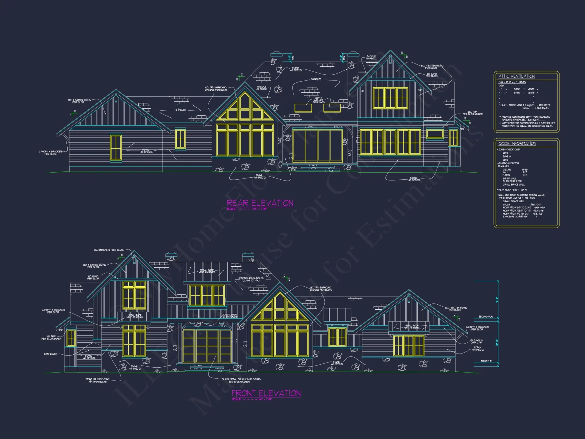 4-Bedroom Modern Craftsman house Plan With Stunning Designs