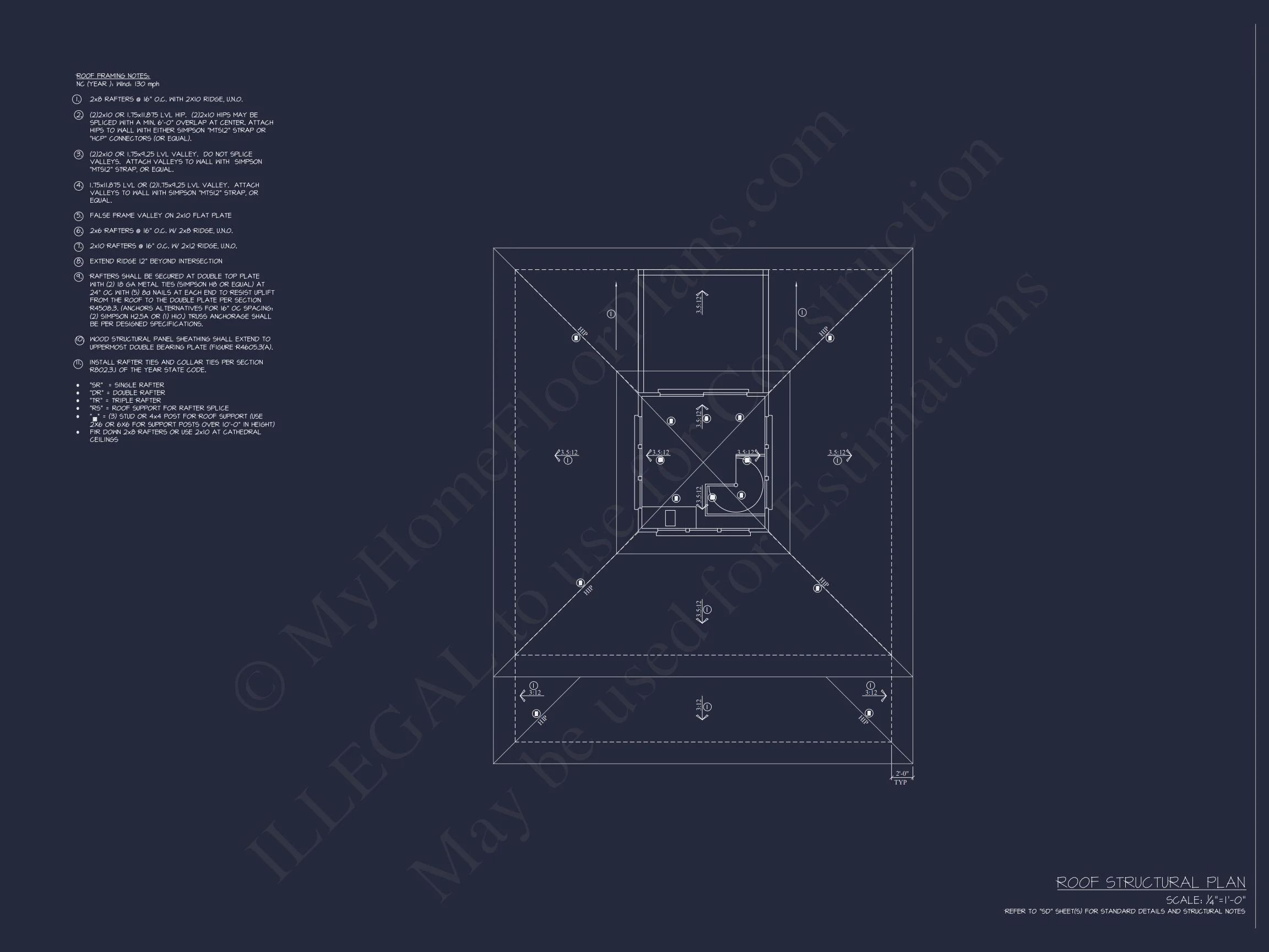 18-1424 HOUSE PLAN - Charming 3-Story House Plan with Coastal Architecture and CAD Design 16 Charming 3-Story house Plan with Coastal Architecture and CAD Design