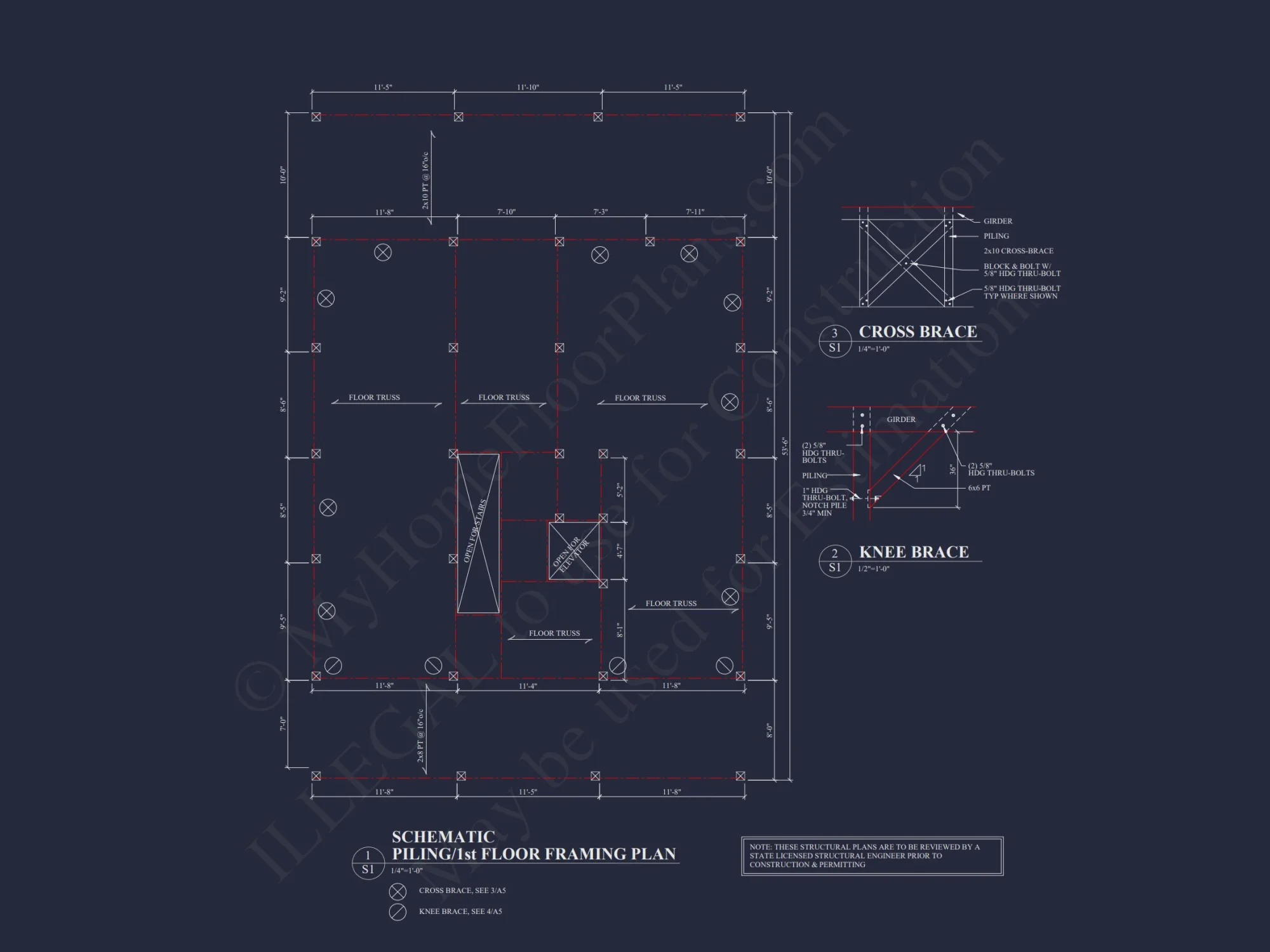 Charming 3-Story house Plan with Coastal Architecture and CAD Design