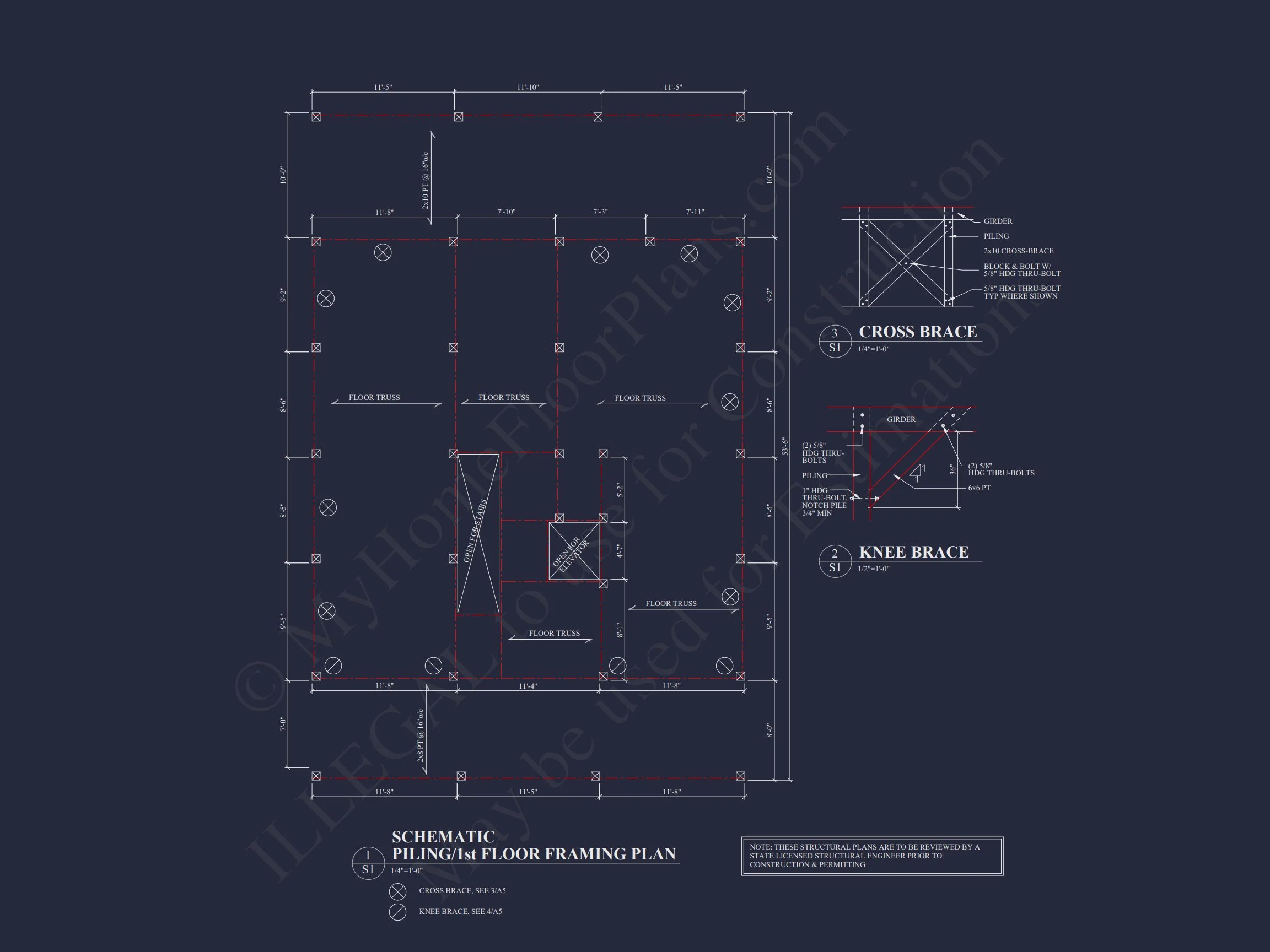 18-1424 HOUSE PLAN - Charming 3-Story House Plan with Coastal Architecture and CAD Design 10 Charming 3-Story house Plan with Coastal Architecture and CAD Design