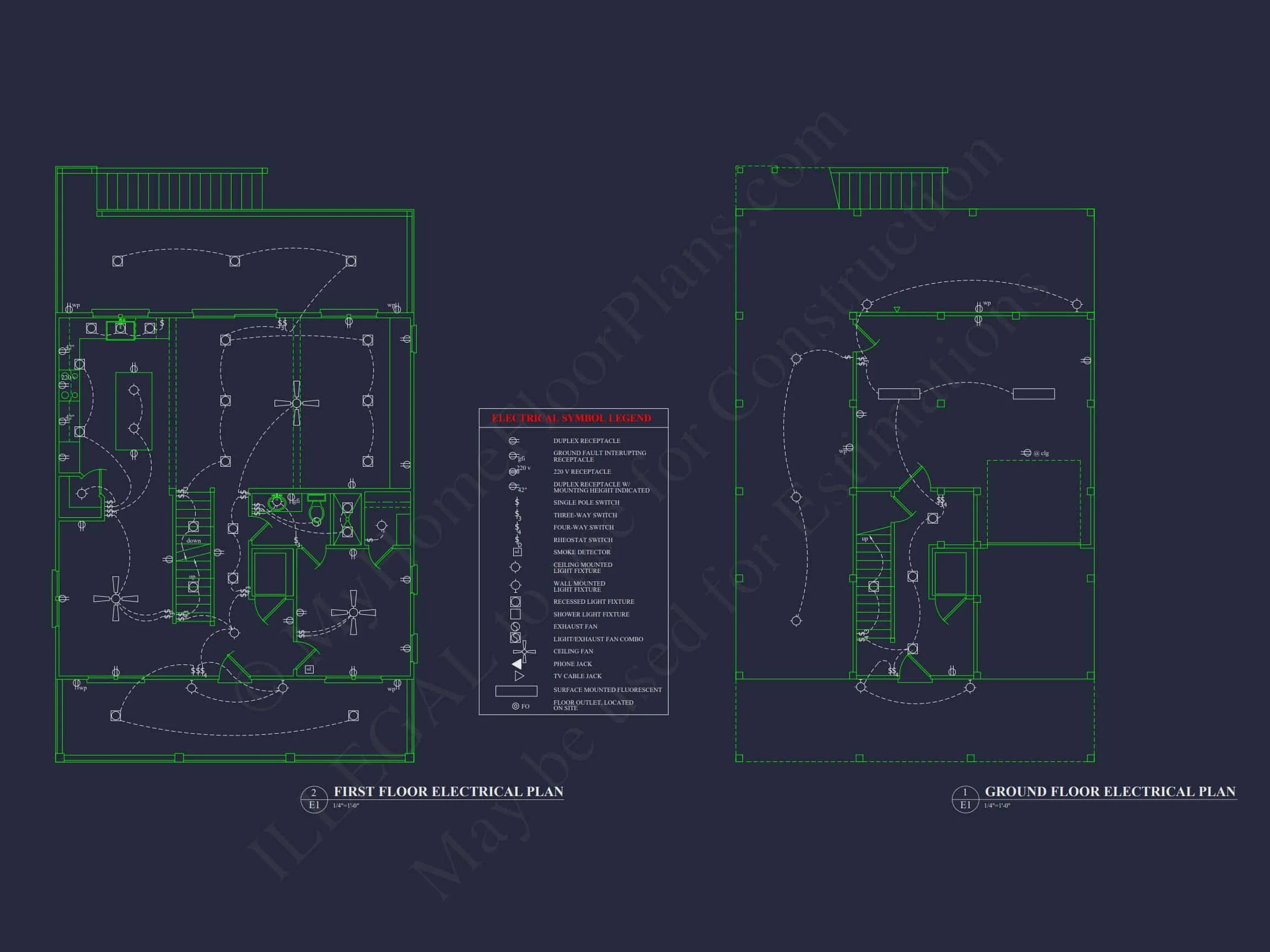 18-1424 HOUSE PLAN - Charming 3-Story House Plan with Coastal Architecture and CAD Design 8 Charming 3-Story house Plan with Coastal Architecture and CAD Design