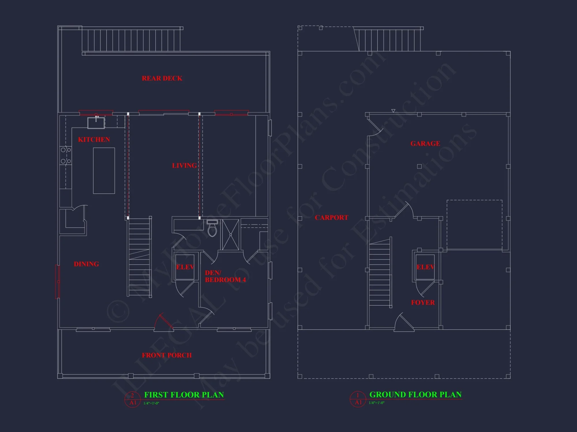 Charming 3-Story house Plan with Coastal Architecture and CAD Design