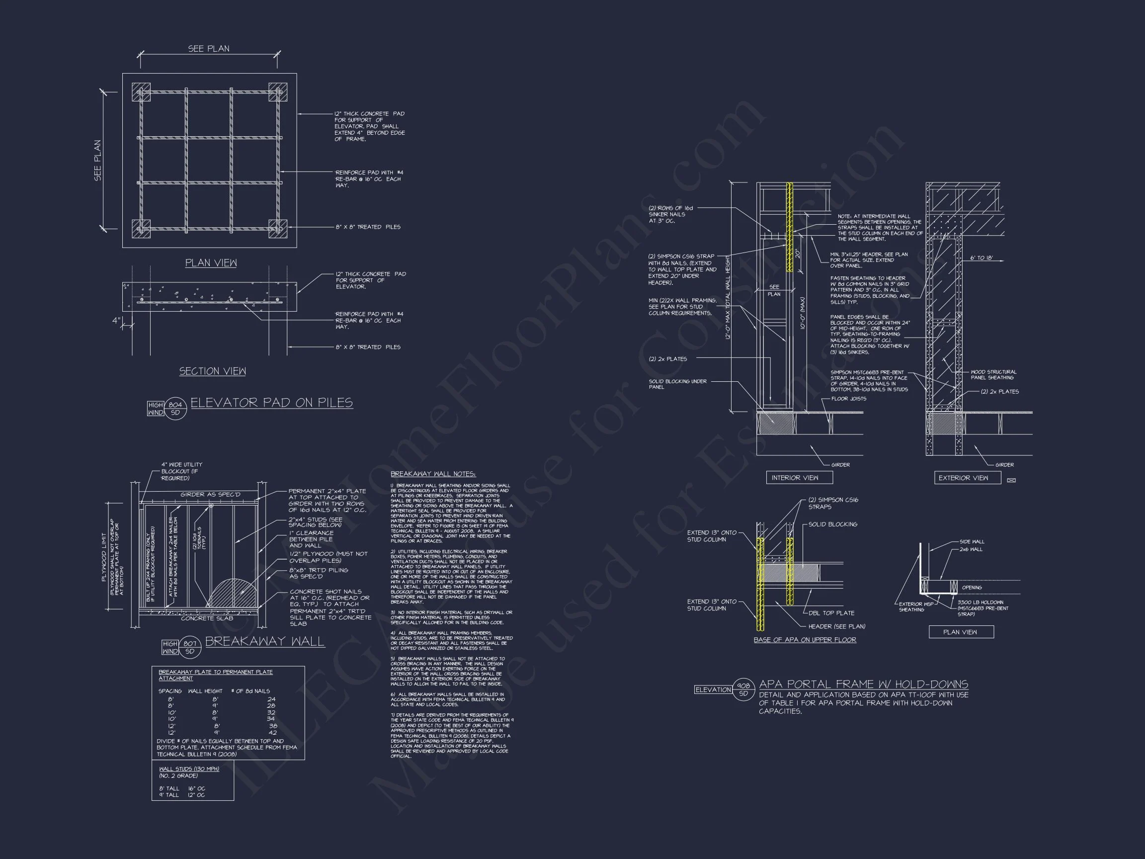 Modern house Plan with CAD Designs, Floor Plans & Blueprint