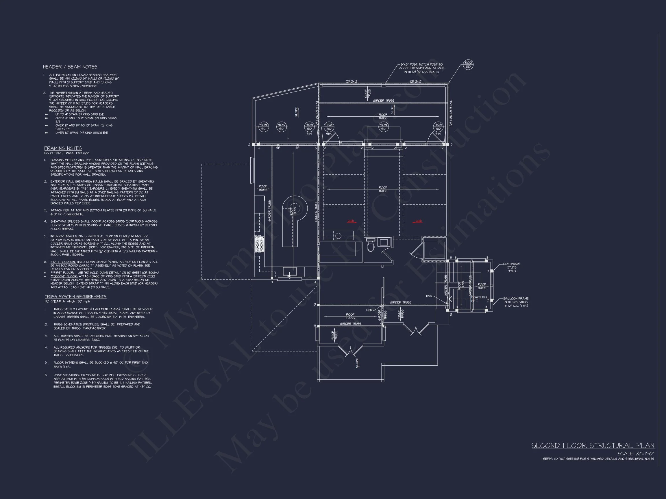 Modern house Plan with CAD Designs, Floor Plans & Blueprint