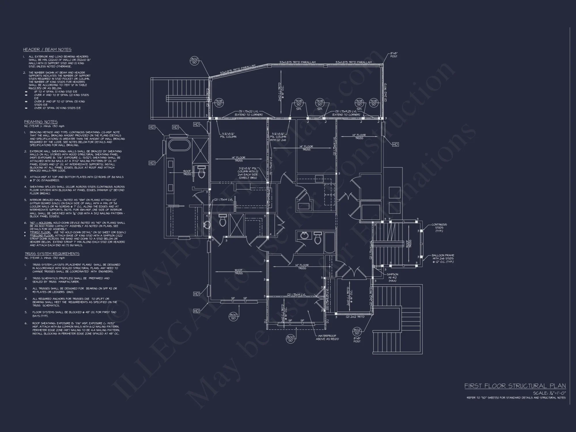 Modern house Plan with CAD Designs, Floor Plans & Blueprint