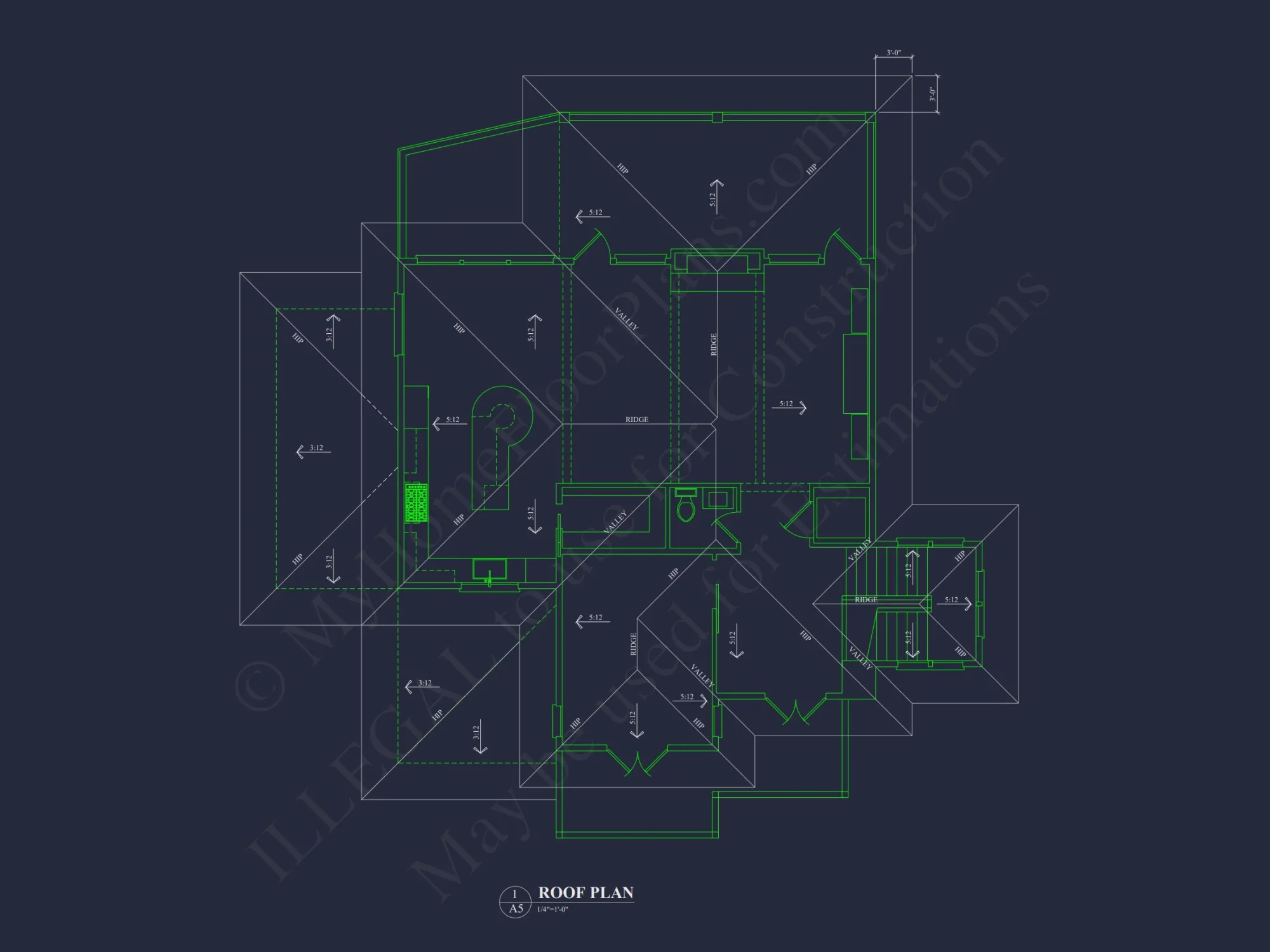 Modern house Plan with CAD Designs, Floor Plans & Blueprint