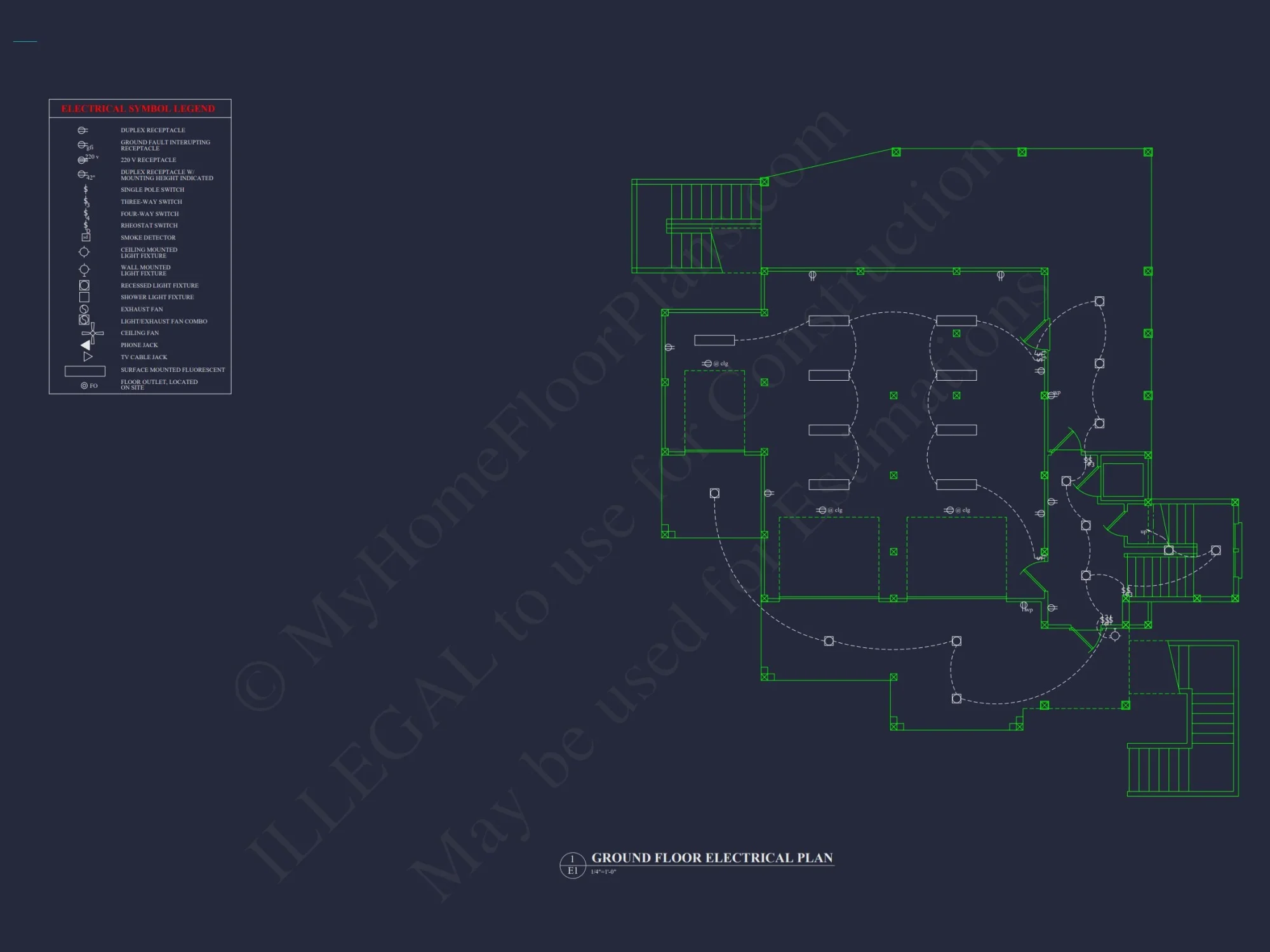 Modern house Plan with CAD Designs, Floor Plans & Blueprint