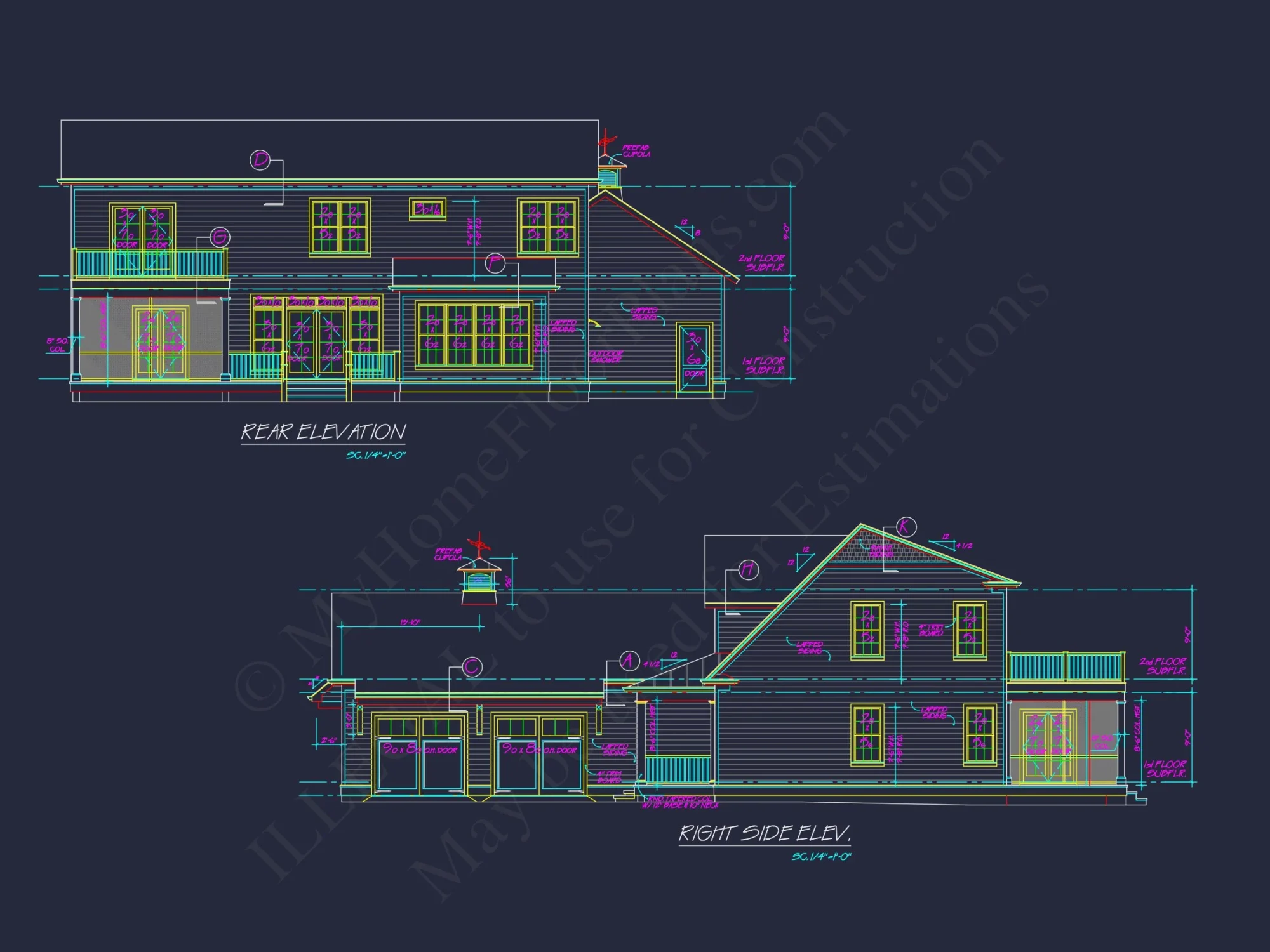 Beautiful house Plan with Modern CAD Designs & Floor Blueprints
