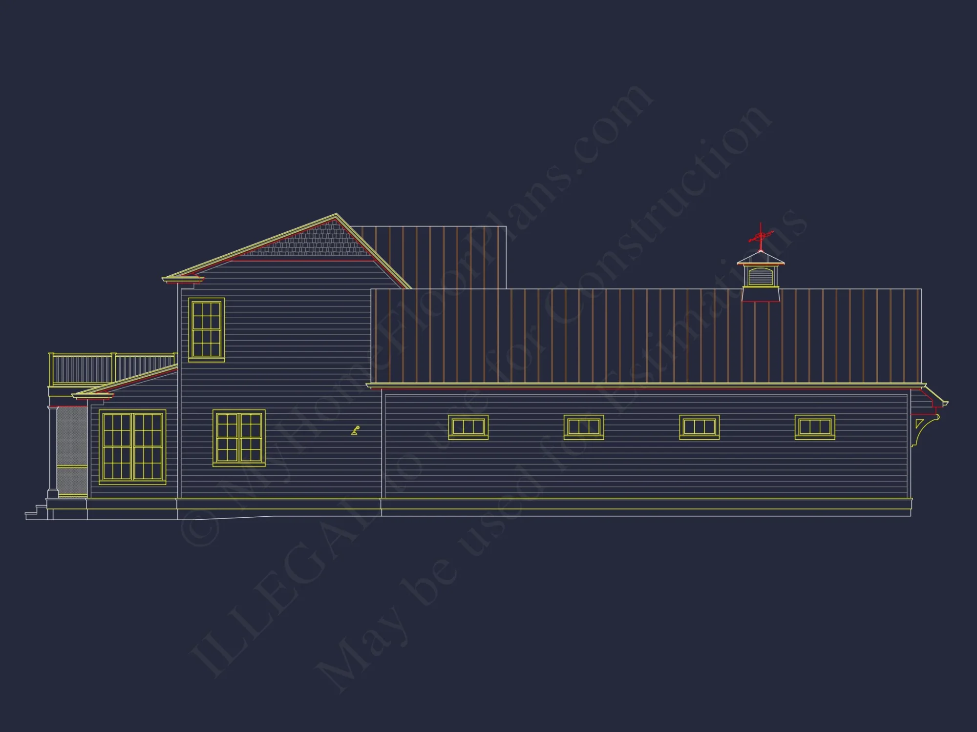 Beautiful house Plan with Modern CAD Designs & Floor Blueprints