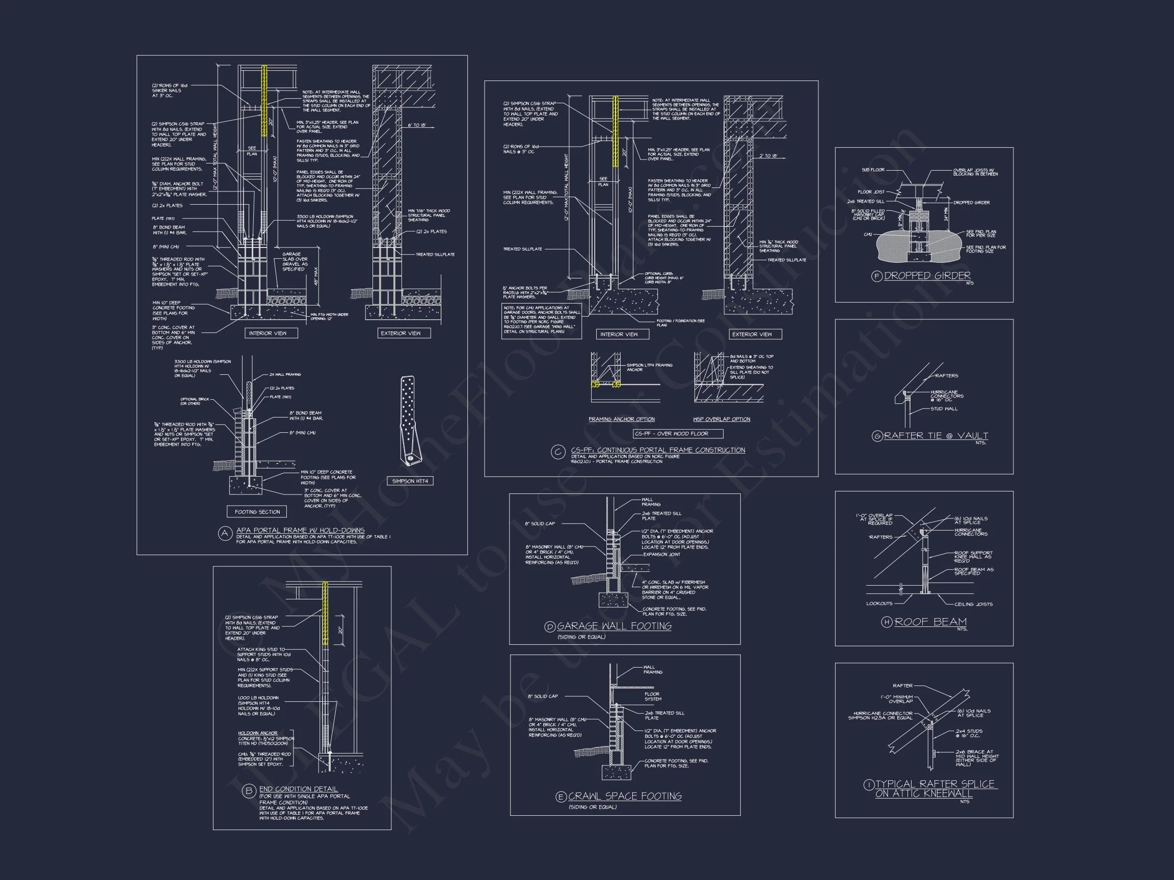 18-1304 HOUSE PLAN - Traditional Craftsman House Plan with 1.5 Floors and Open Design 11 Traditional Craftsman house Plan with 1.5 Floors and Open Design
