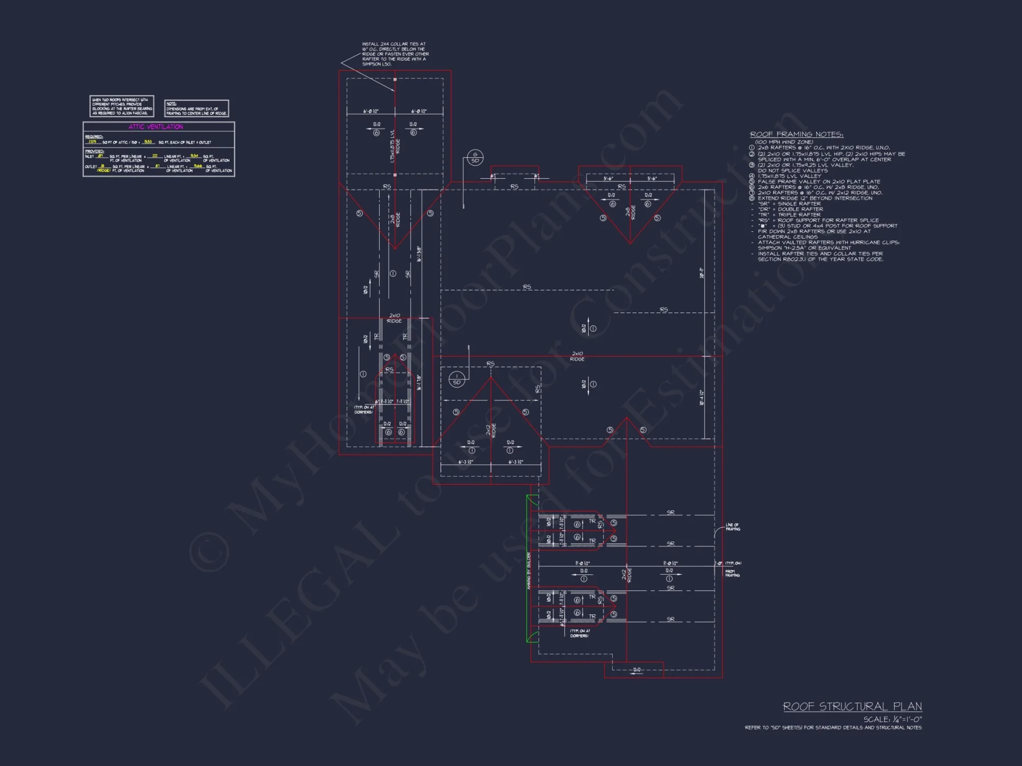 Traditional Craftsman house Plan with 1.5 Floors and Open Design