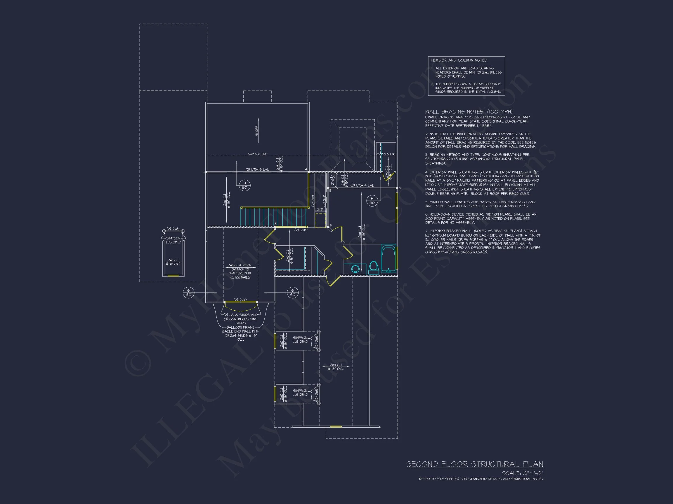 18-1304 HOUSE PLAN - Traditional Craftsman House Plan with 1.5 Floors and Open Design 9 Traditional Craftsman house Plan with 1.5 Floors and Open Design