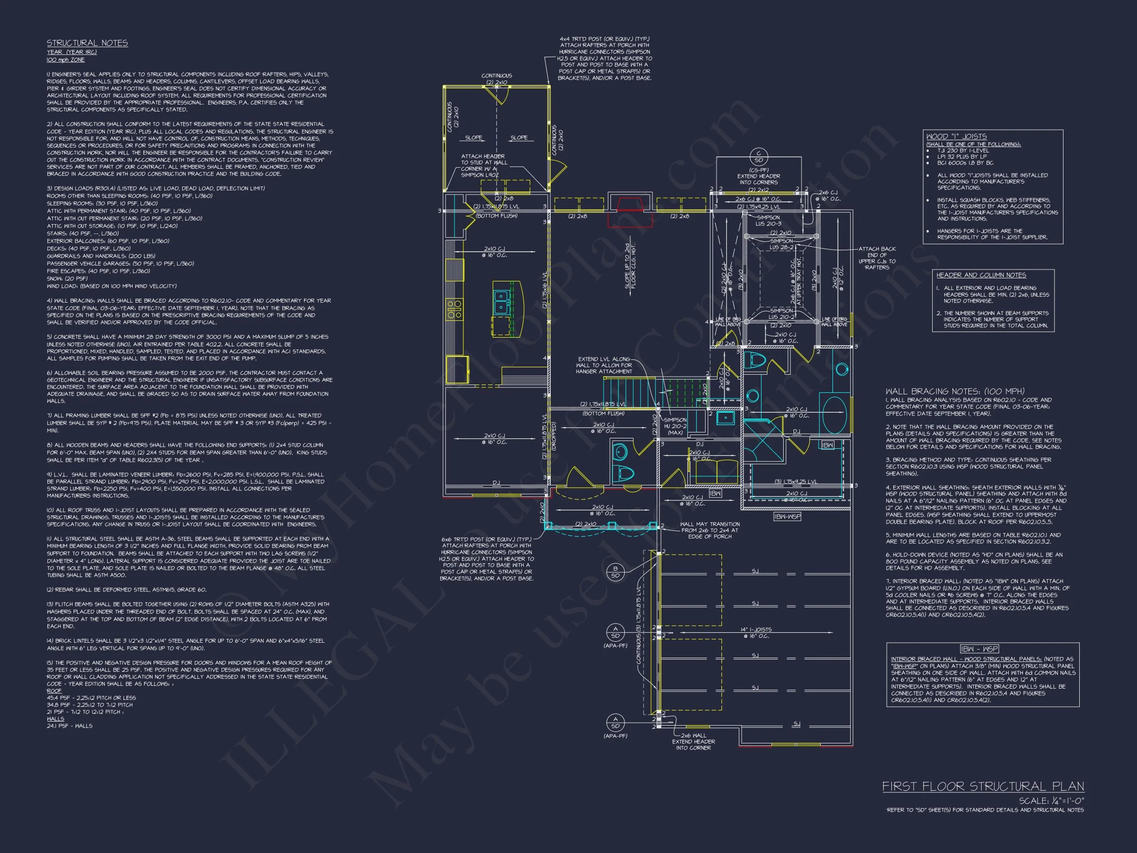 18-1304 HOUSE PLAN - Traditional Craftsman House Plan with 1.5 Floors and Open Design 8 Traditional Craftsman house Plan with 1.5 Floors and Open Design