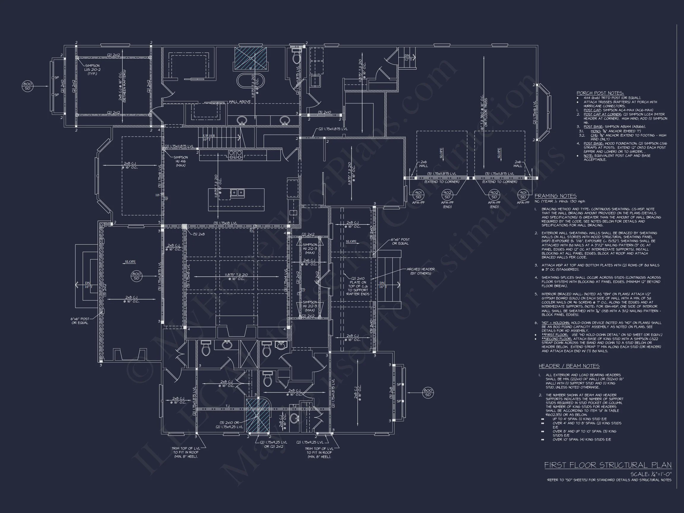 Modern Craftsman house Plan with Spacious Floor Designs