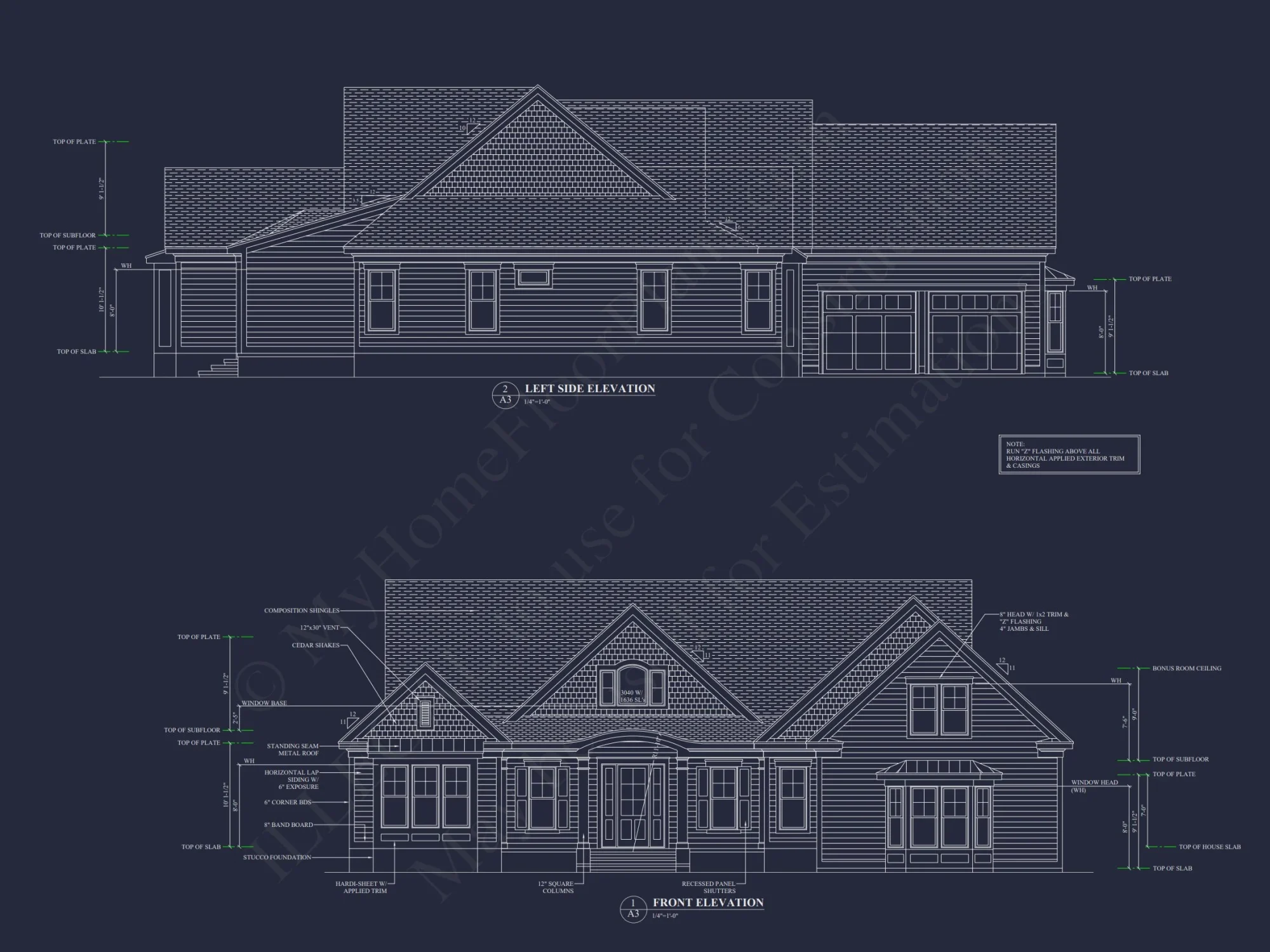 Modern Craftsman house Plan with Spacious Floor Designs