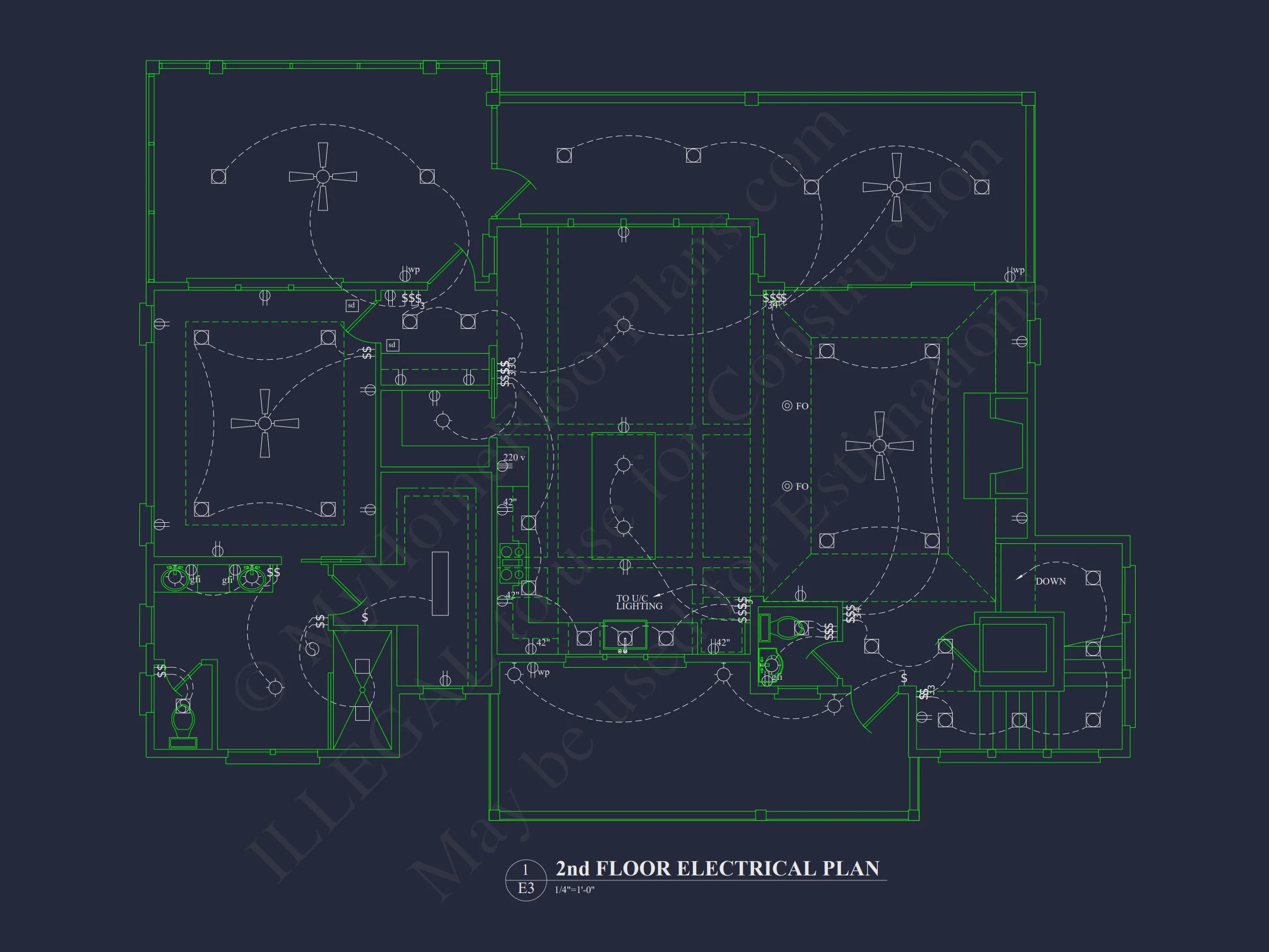 Elegant Coastal house Plan with CAD Blueprint & Designs