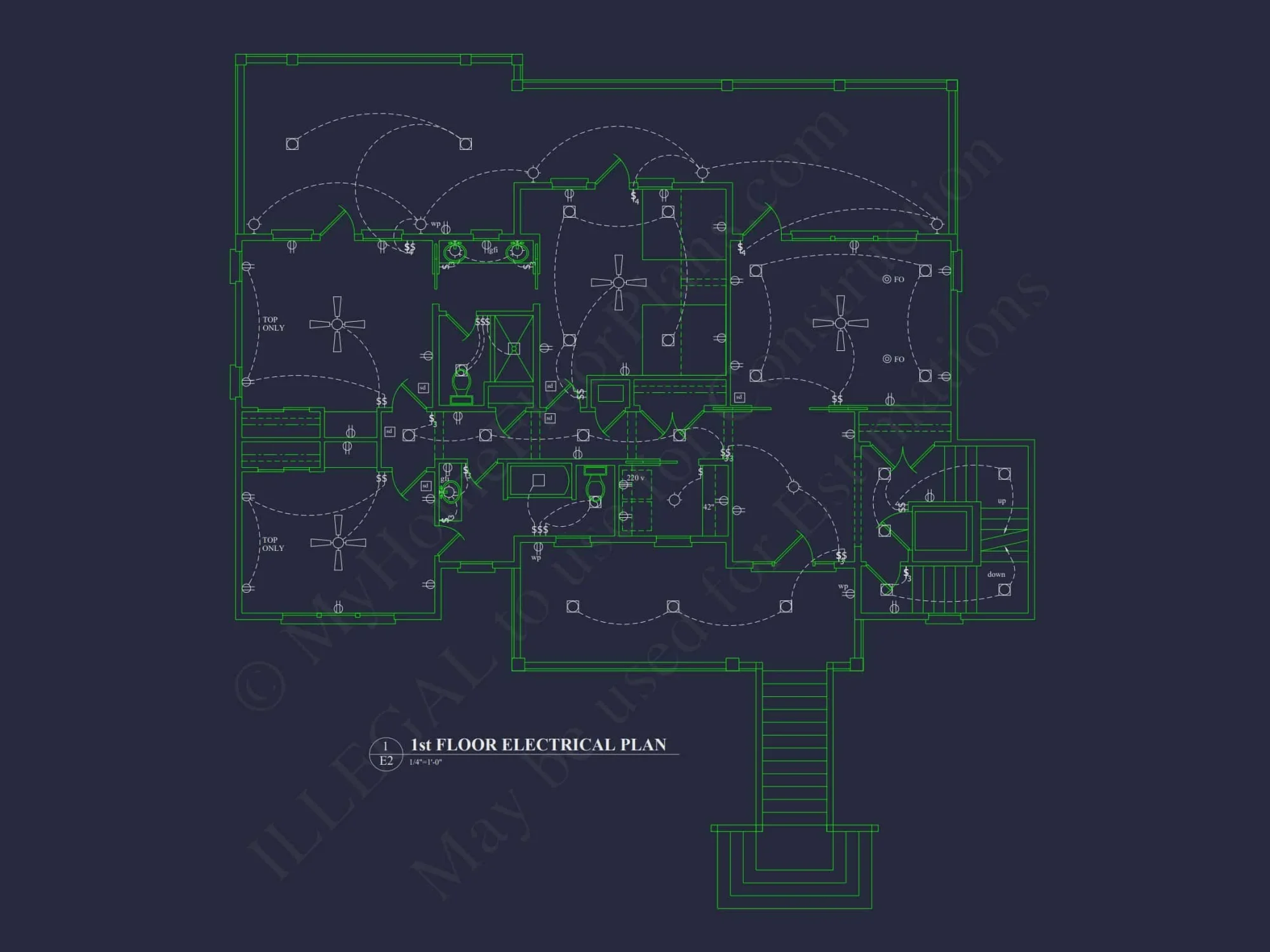 Elegant Coastal house Plan with CAD Blueprint & Designs