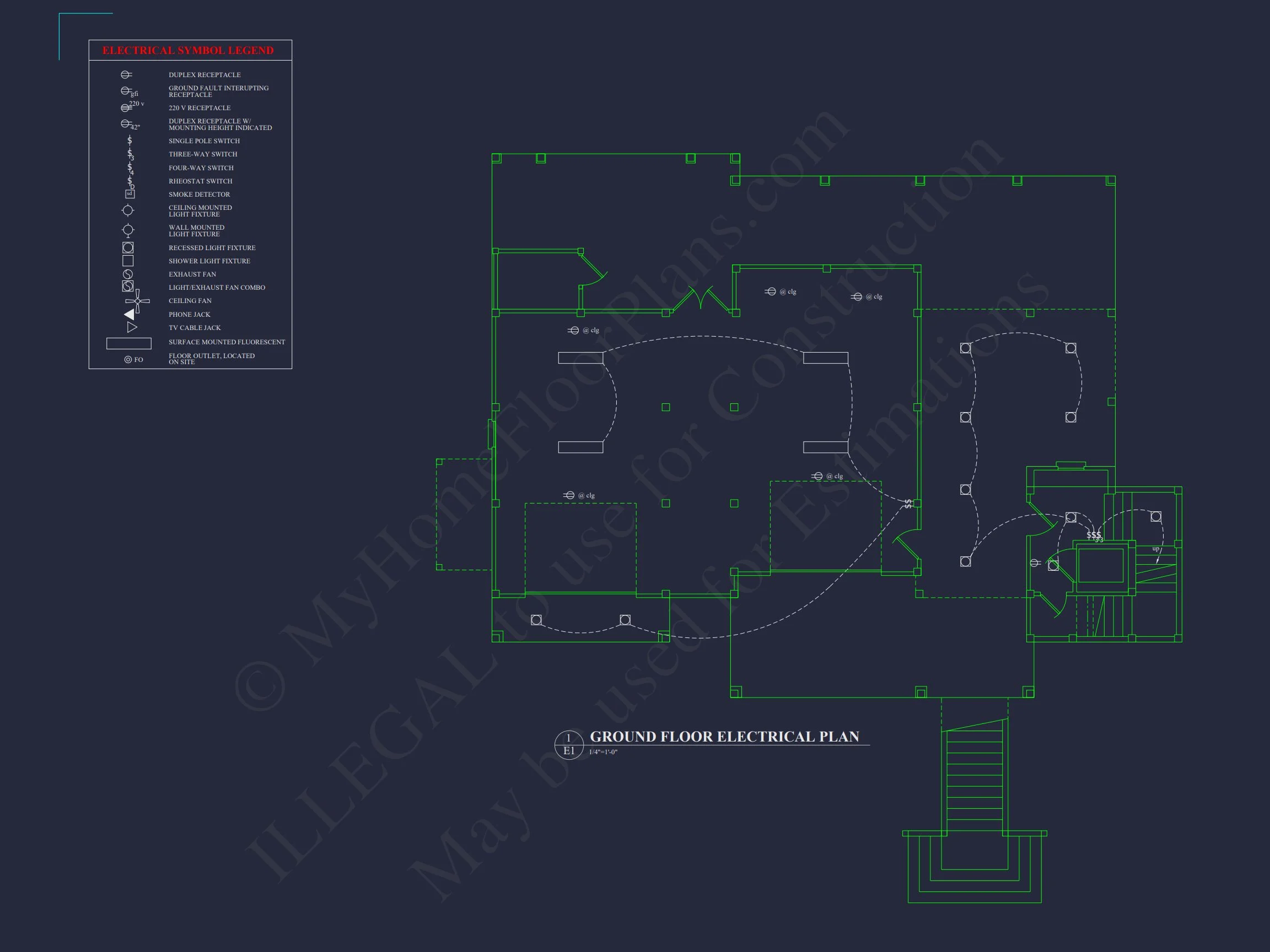 Elegant Coastal house Plan with CAD Blueprint & Designs