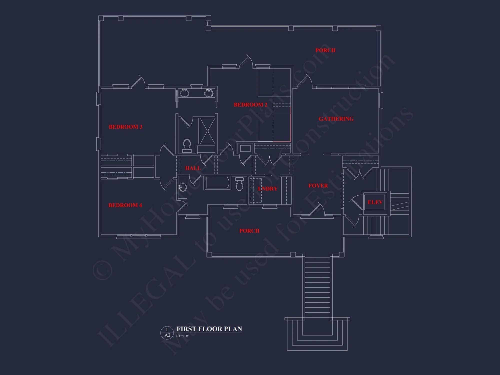 Elegant Coastal house Plan with CAD Blueprint & Designs